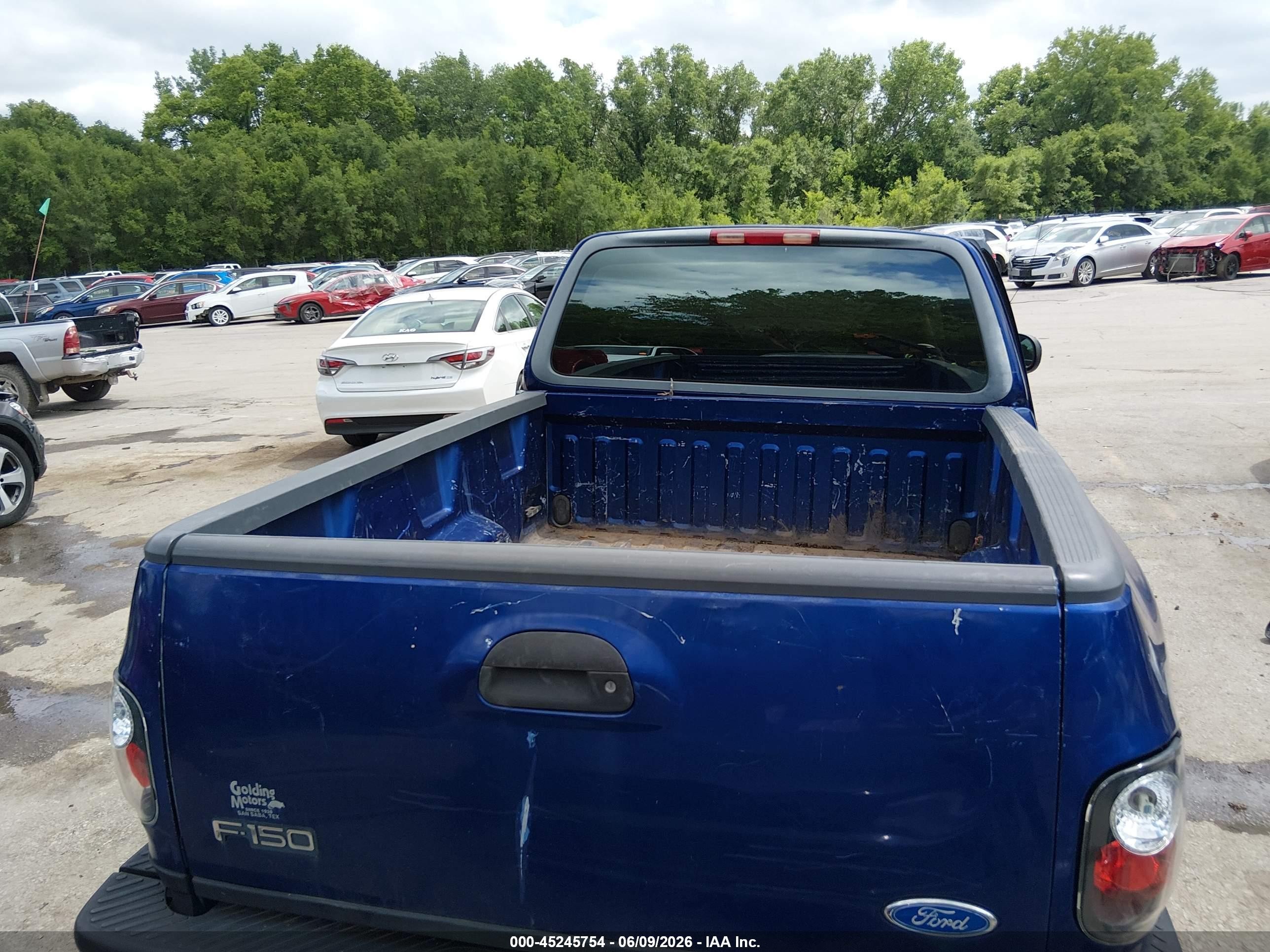 1997 Ford F-150 Xl/xlt Blue vin: 1FTDX0725VKB42957
