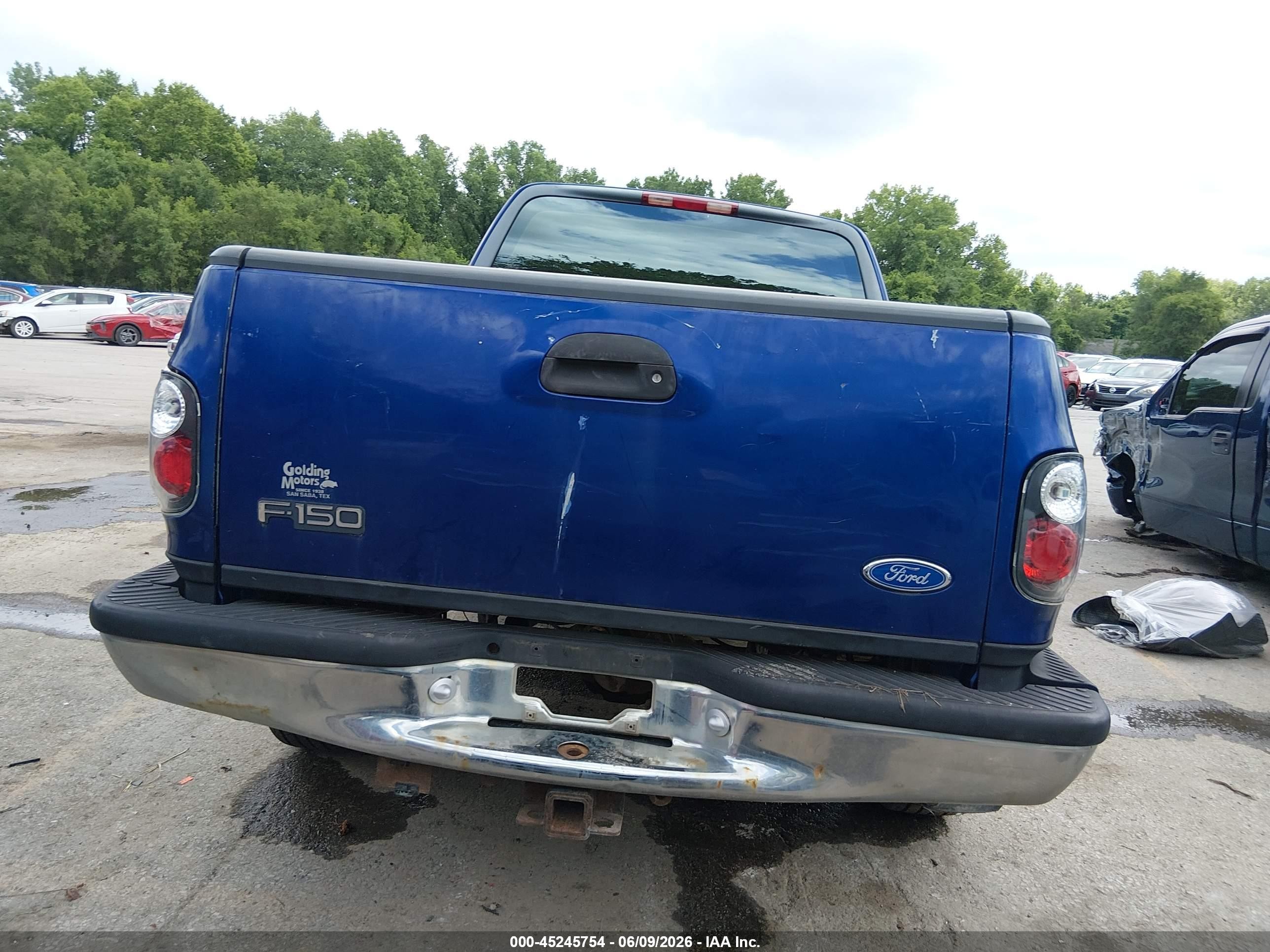 1997 Ford F-150 Xl/xlt Blue vin: 1FTDX0725VKB42957