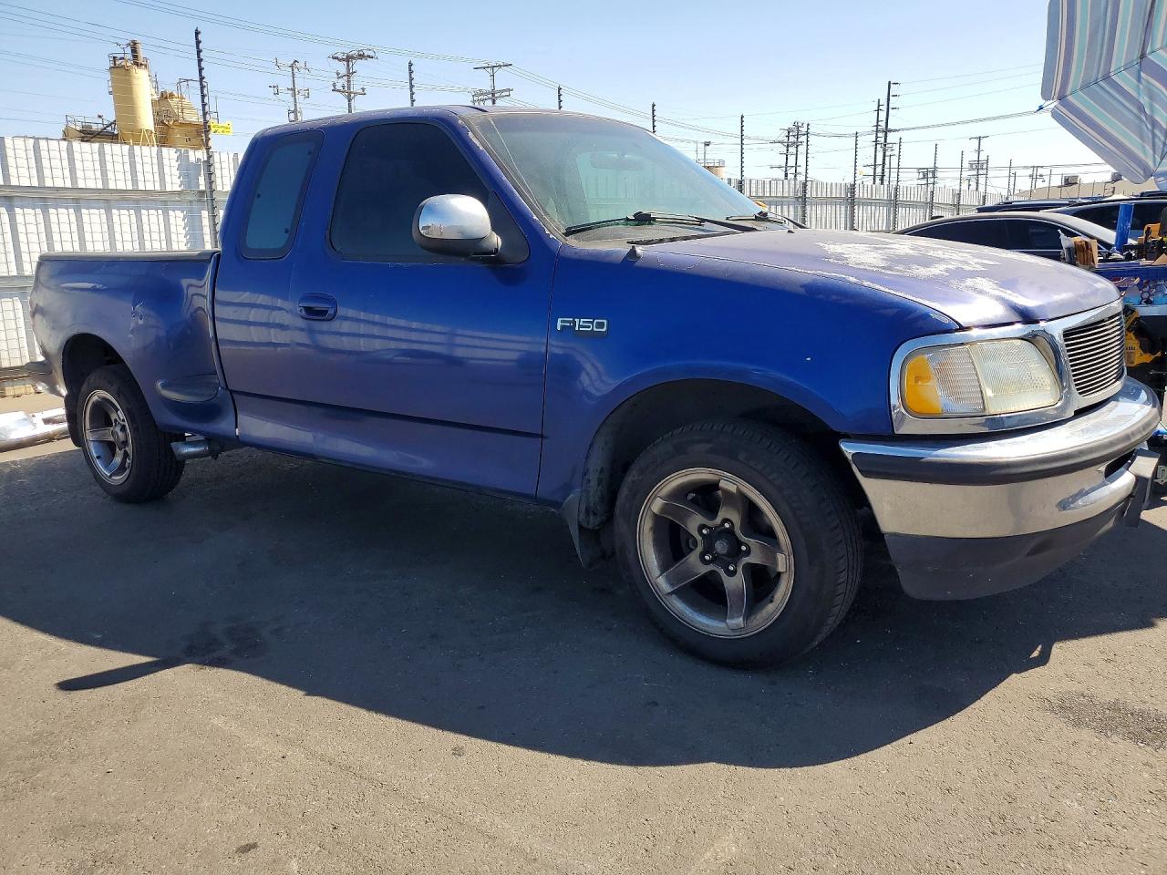 1997 Ford F150 Blue vin: 1FTDX0762VKD35666