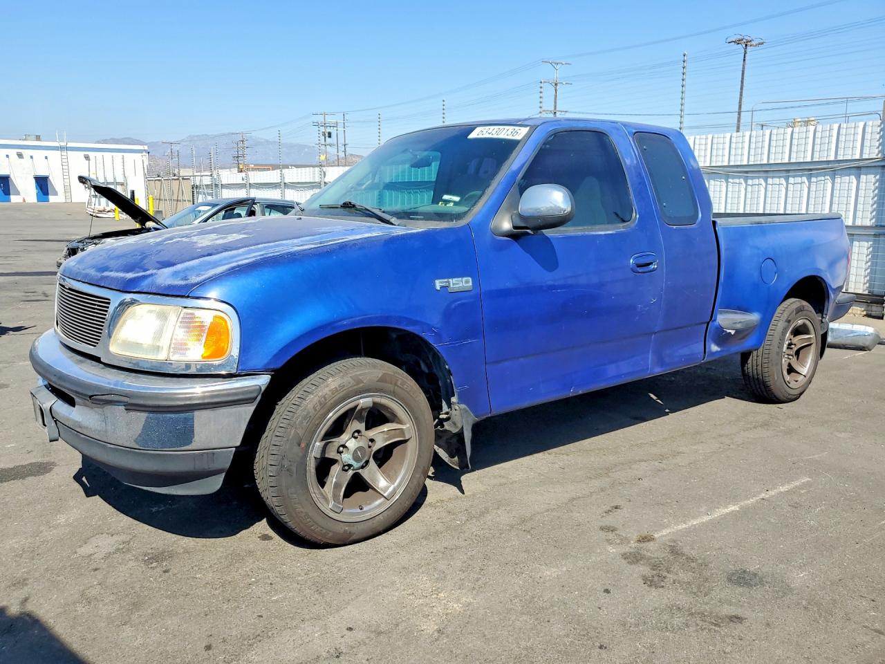 1997 Ford F150 Blue vin: 1FTDX0762VKD35666