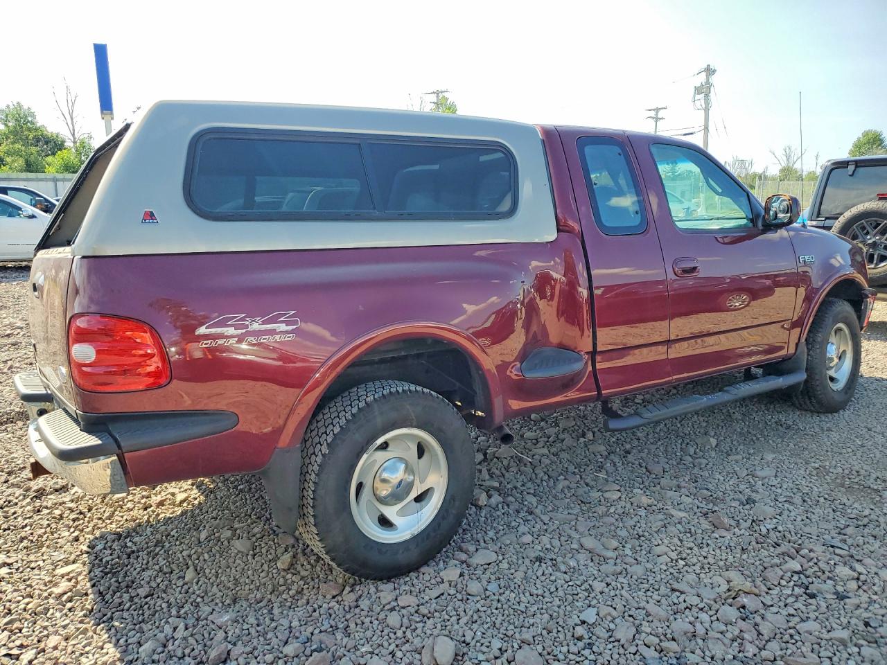 1997 Ford F150 Maroon vin: 1FTDX0868VKA66216