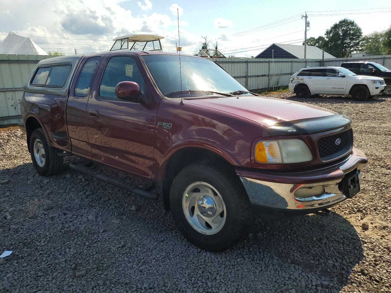 1997 Ford F150 Maroon vin: 1FTDX0868VKA66216
