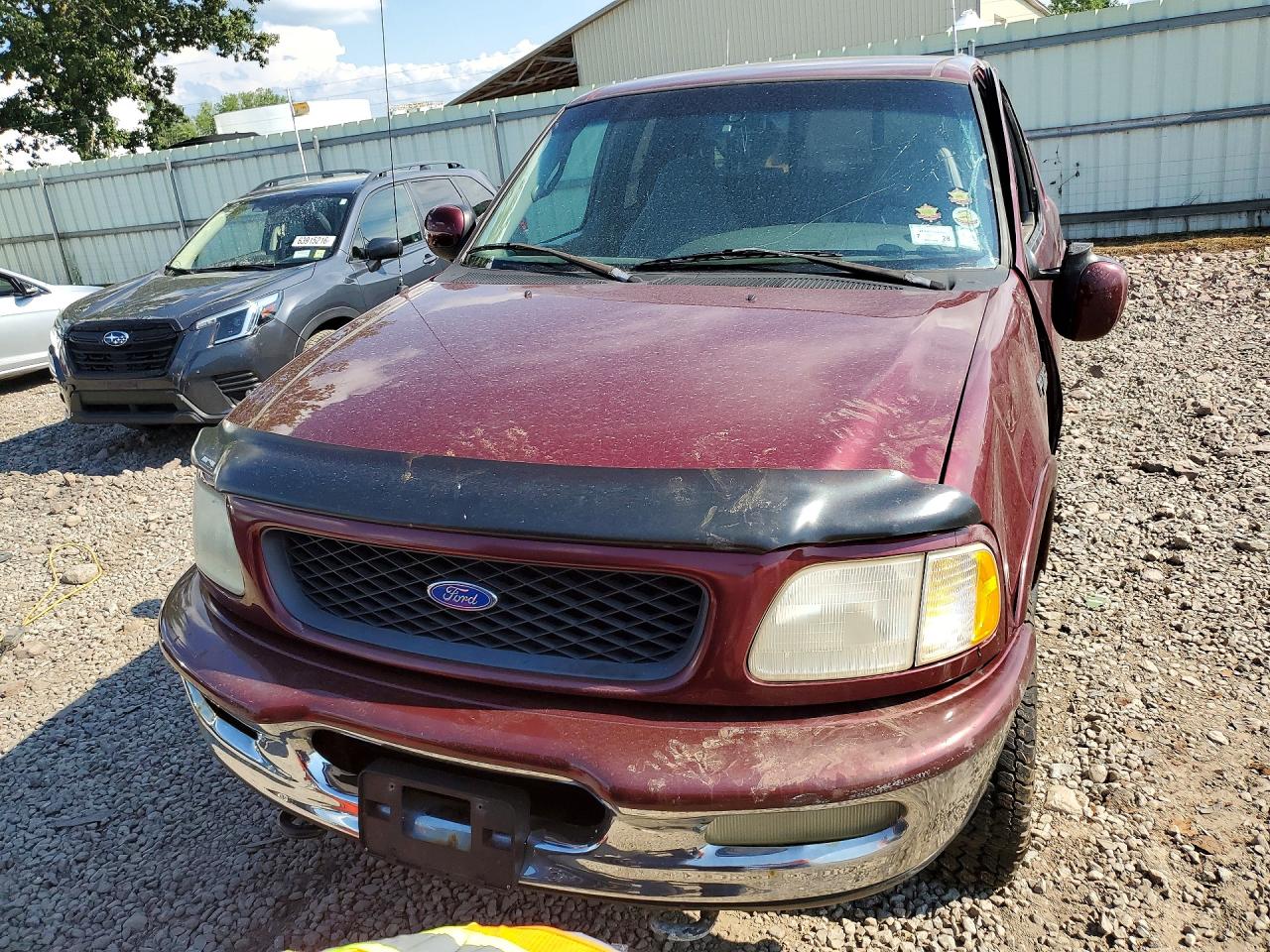 1997 Ford F150 Maroon vin: 1FTDX0868VKA66216