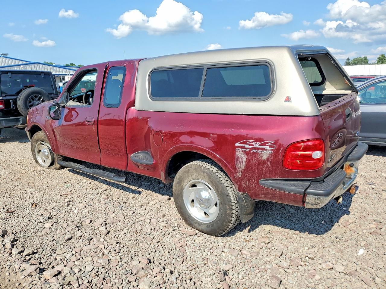 1997 Ford F150 Maroon vin: 1FTDX0868VKA66216