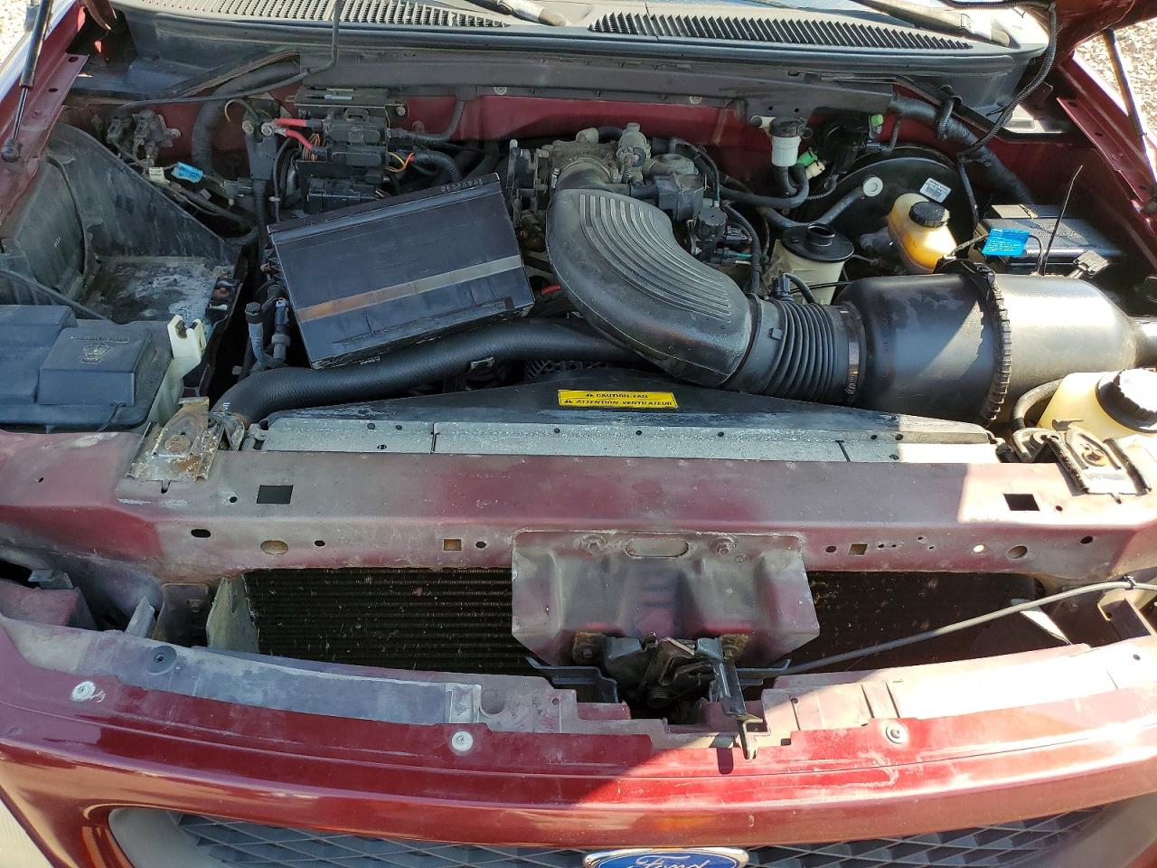 1997 Ford F150 Maroon vin: 1FTDX0868VKA66216