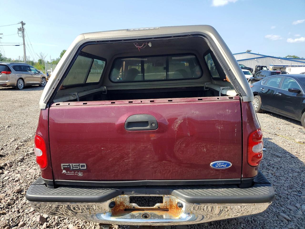 1997 Ford F150 Maroon vin: 1FTDX0868VKA66216