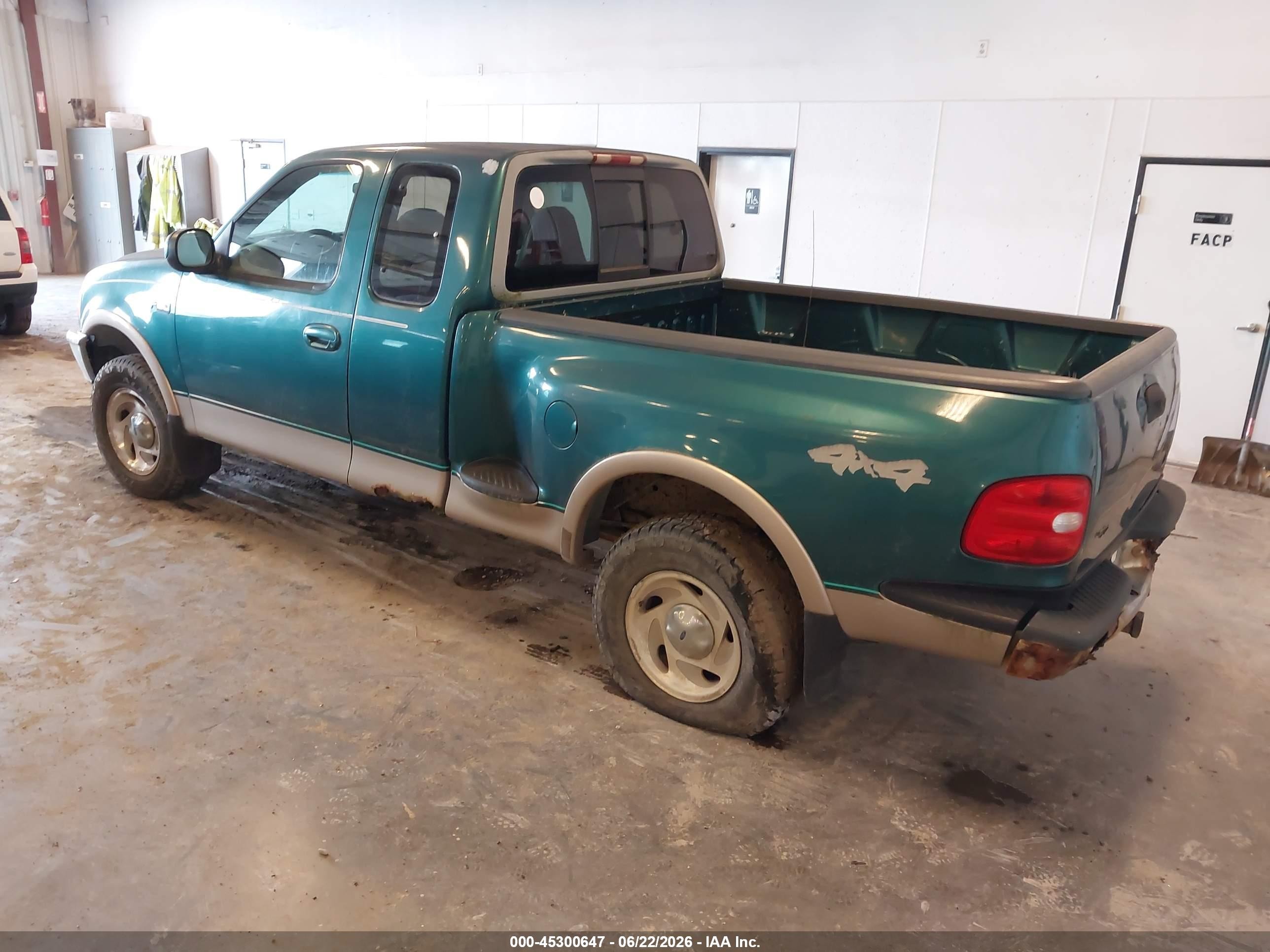 1997 Ford F150   Green vin: 1FTDX08W5VKB44807