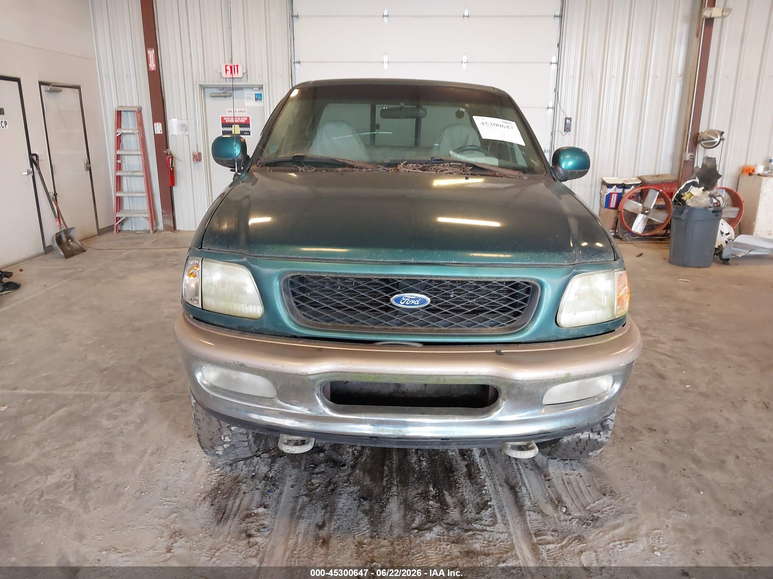 1997 Ford F150   Green vin: 1FTDX08W5VKB44807