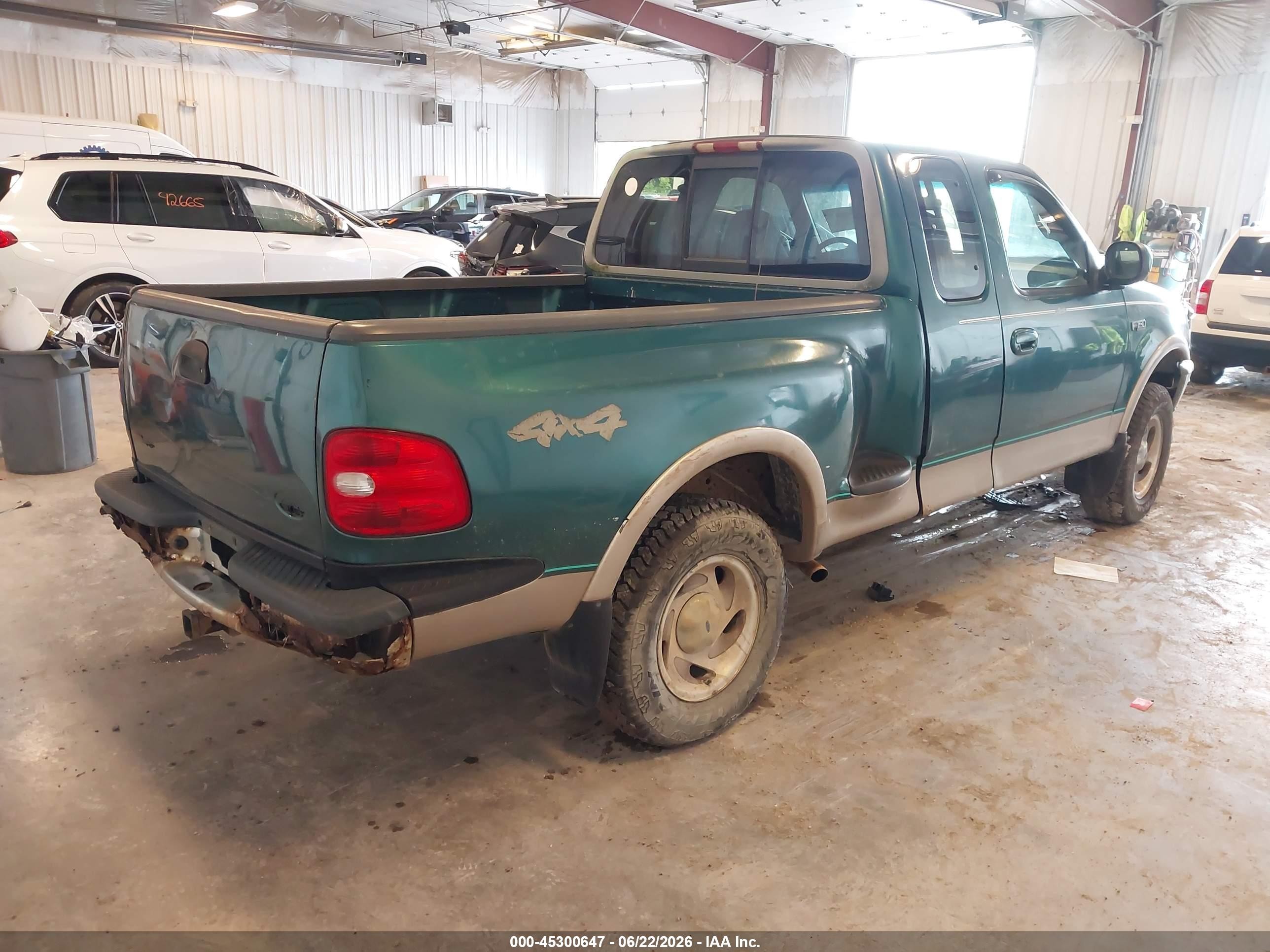 1997 Ford F150   Green vin: 1FTDX08W5VKB44807