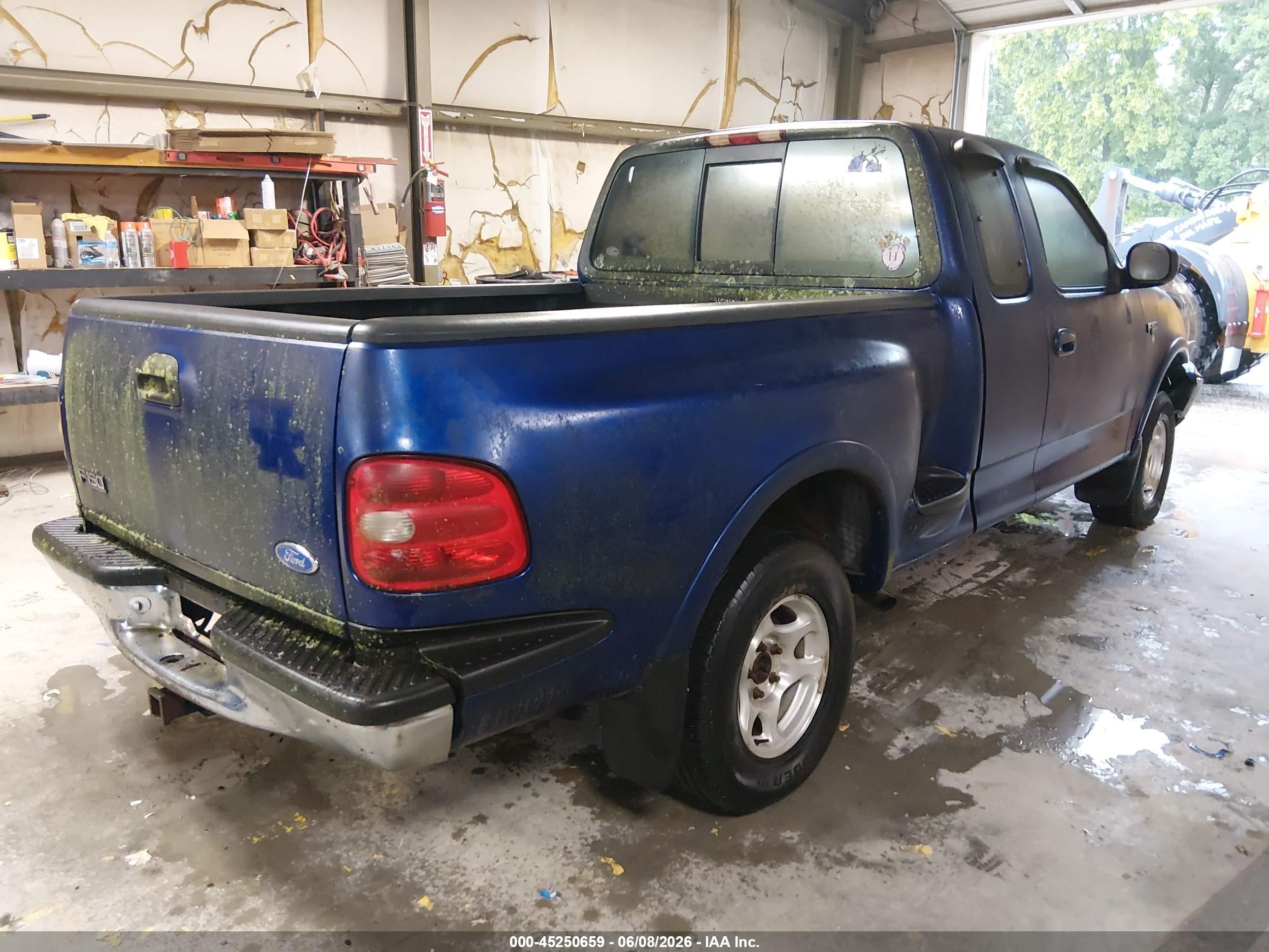 1997 Ford F-150 Lariat/xl/xlt Blue vin: 1FTDX08W8VKB61164