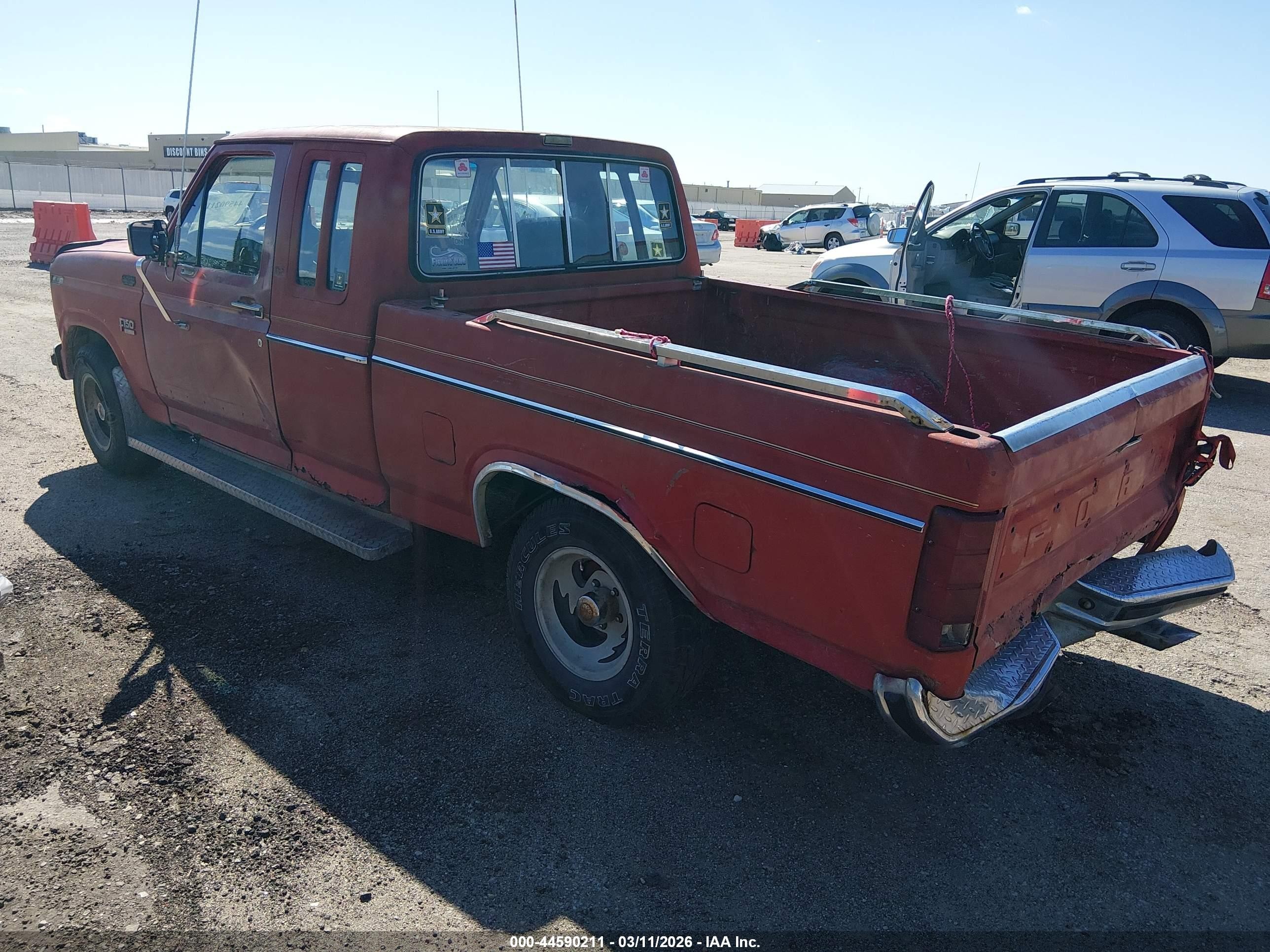 1982 Ford F150   Orange vin: 1FTDX15F9CKA43843