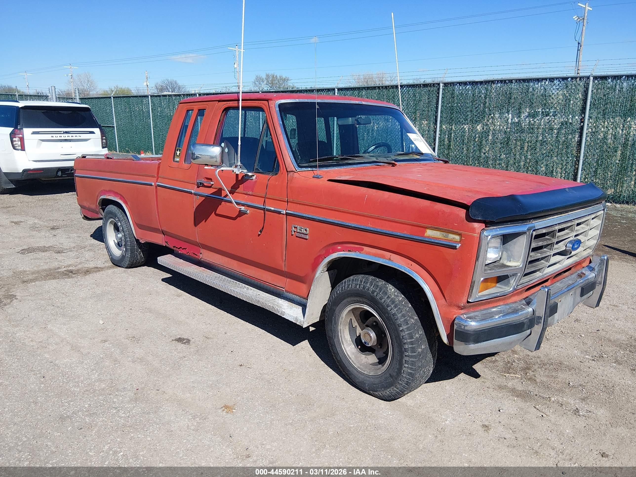 1982 Ford F150   Orange vin: 1FTDX15F9CKA43843