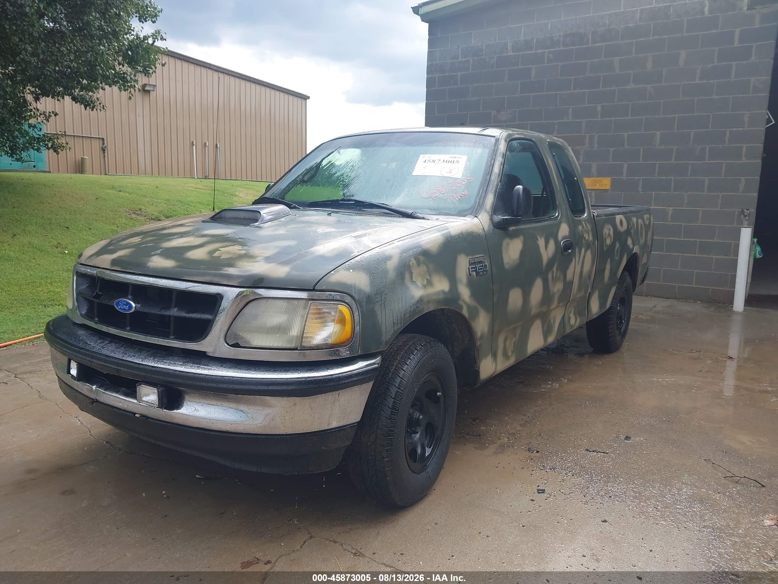 1997 Ford F-150 Standard Standard/xl/xlt Green vin: 1FTDX1721VNB56939