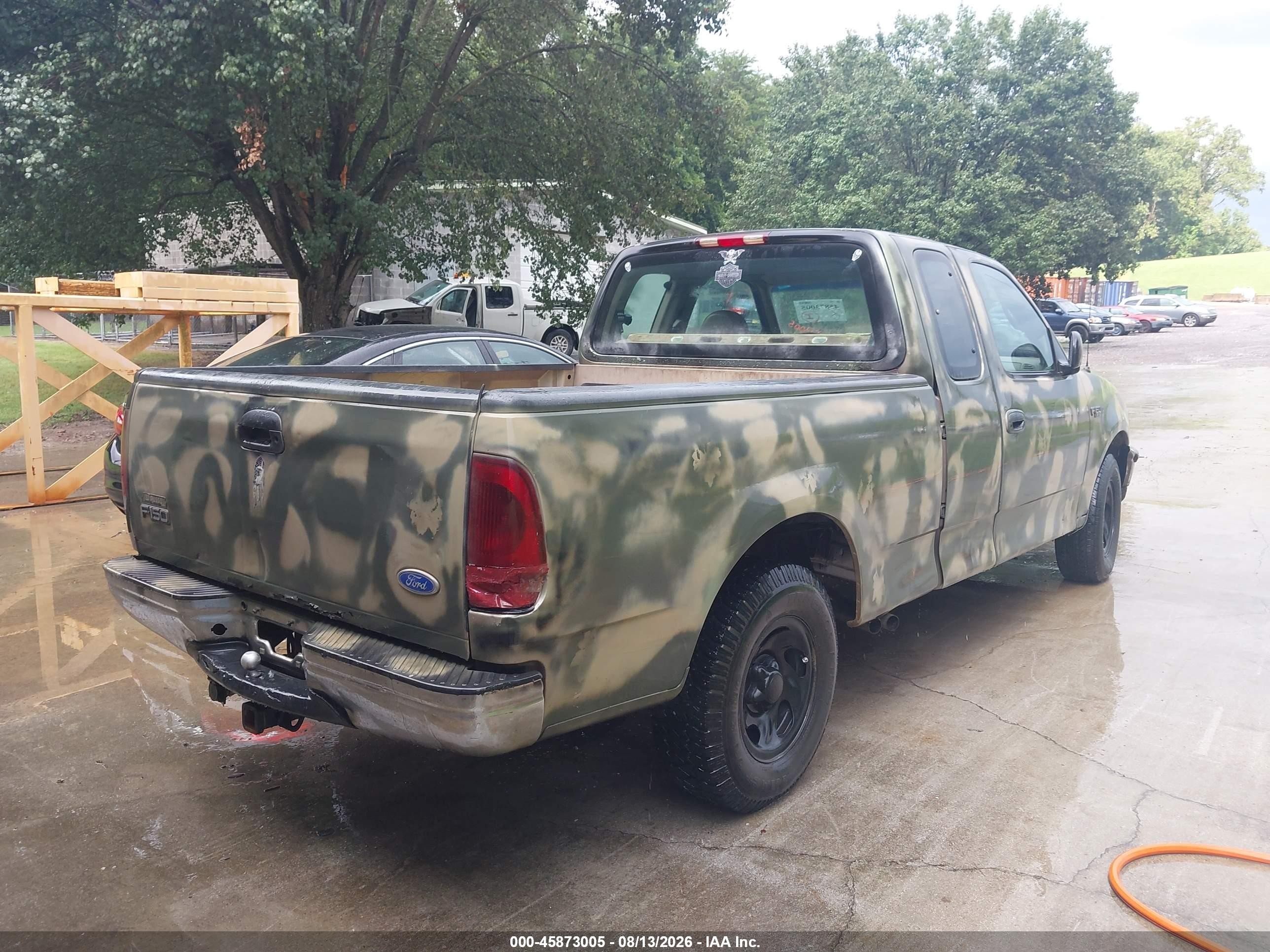 1997 Ford F-150 Standard Standard/xl/xlt Green vin: 1FTDX1721VNB56939