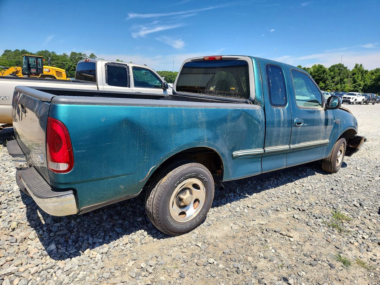 1997 Ford F150 Green vin: 1FTDX1725VNC72550