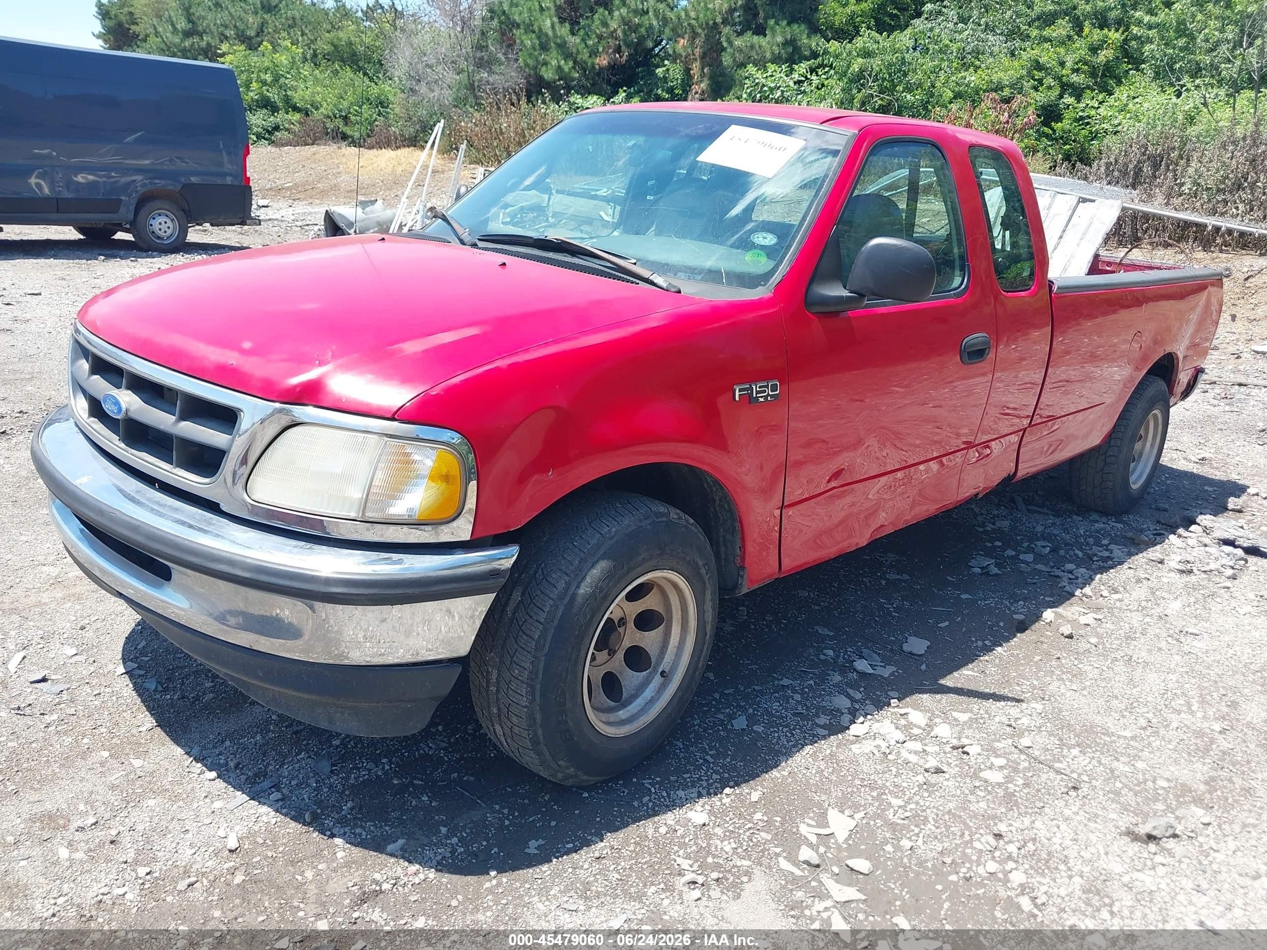 1997 Ford F-150 Standard Standard/xl/xlt Красный vin: 1FTDX172XVKC02673