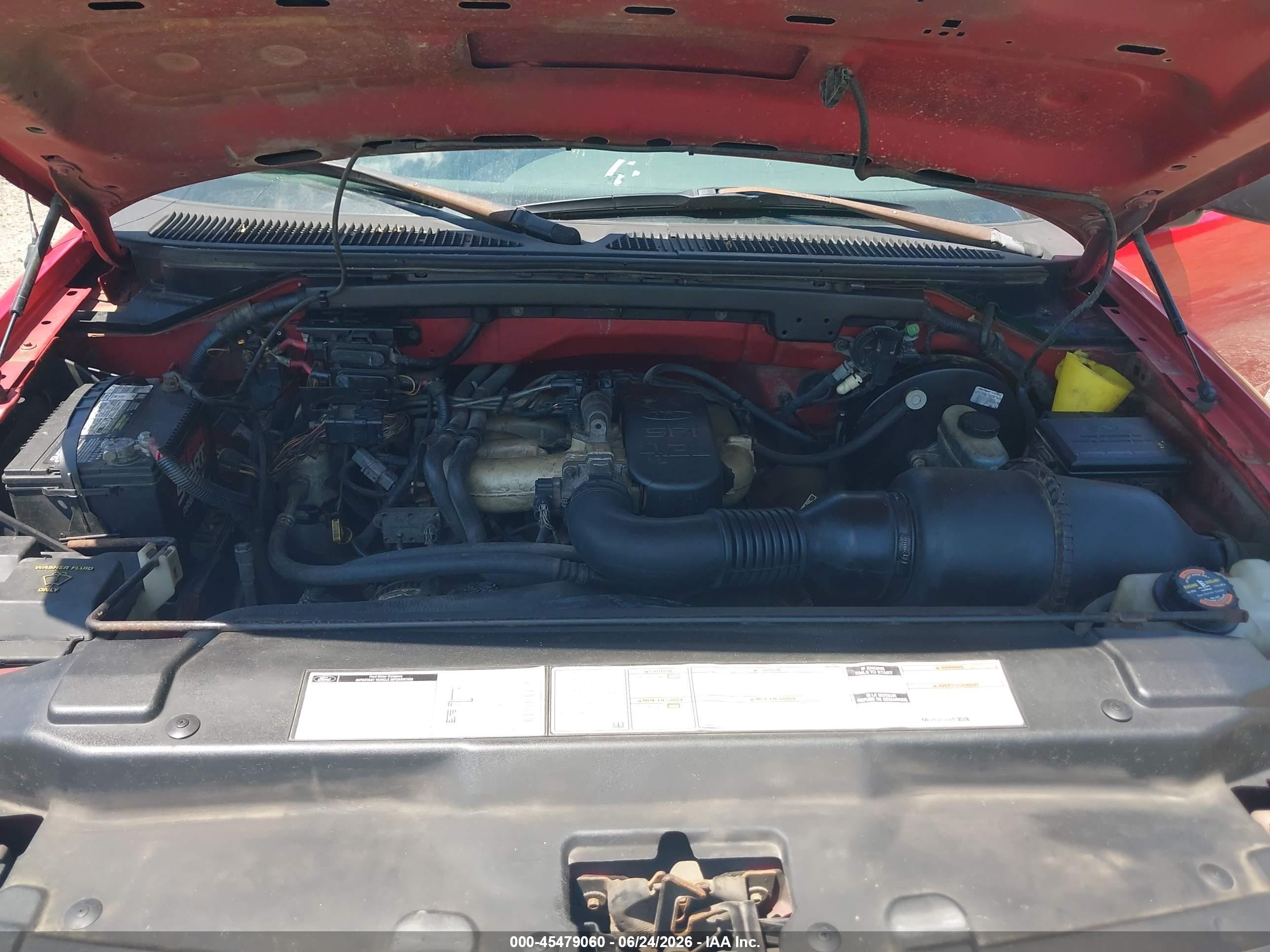 1997 Ford F-150 Standard Standard/xl/xlt Красный vin: 1FTDX172XVKC02673