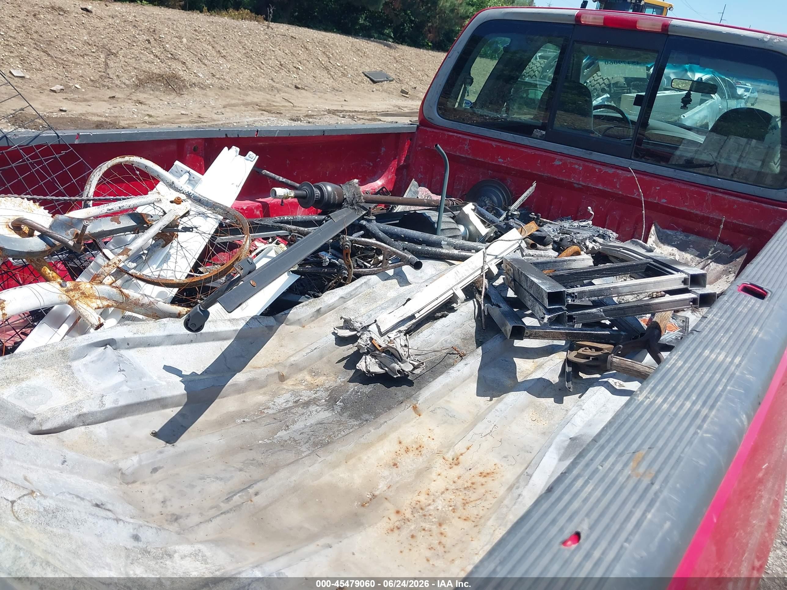 1997 Ford F-150 Standard Standard/xl/xlt Красный vin: 1FTDX172XVKC02673