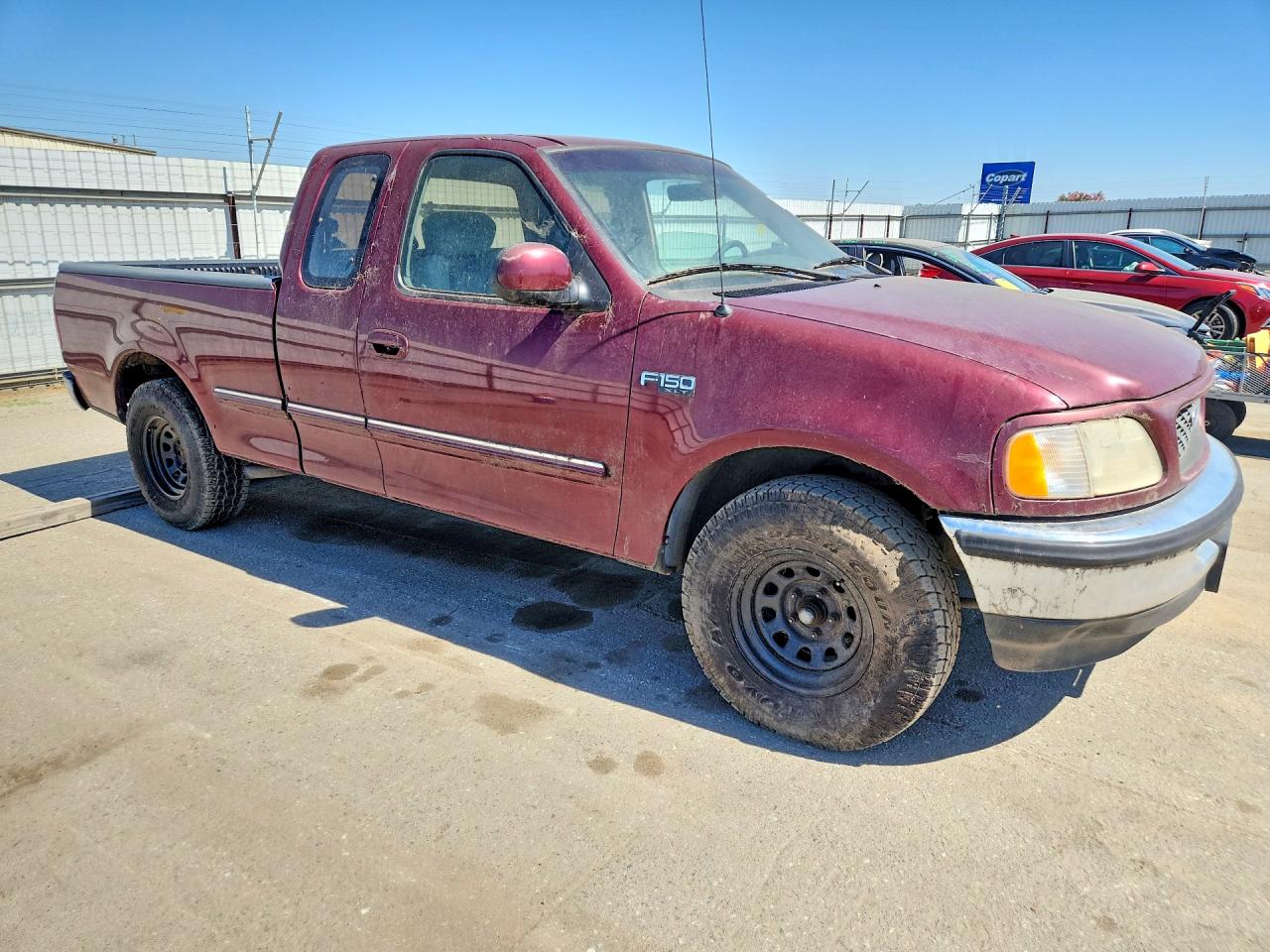 1997 Ford F150 Maroon vin: 1FTDX172XVNB22465