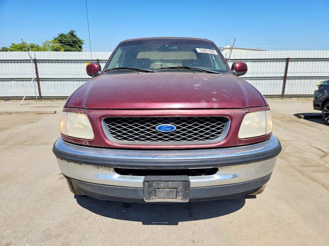 1997 Ford F150 Maroon vin: 1FTDX172XVNB22465