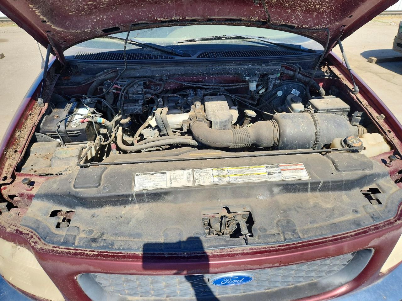 1997 Ford F150 Maroon vin: 1FTDX172XVNB22465