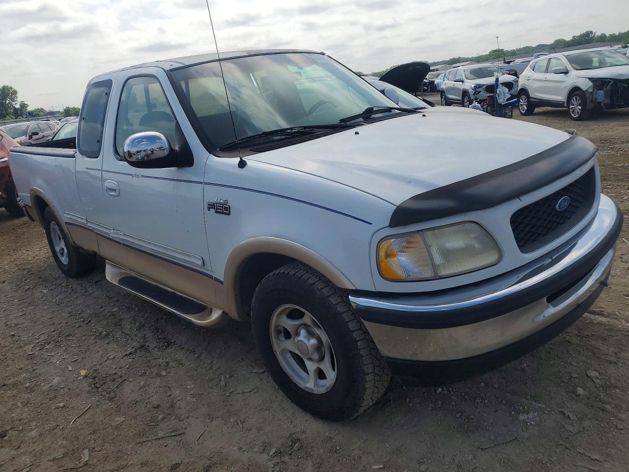 1997 Ford F150 White vin: 1FTDX1761VKB11066