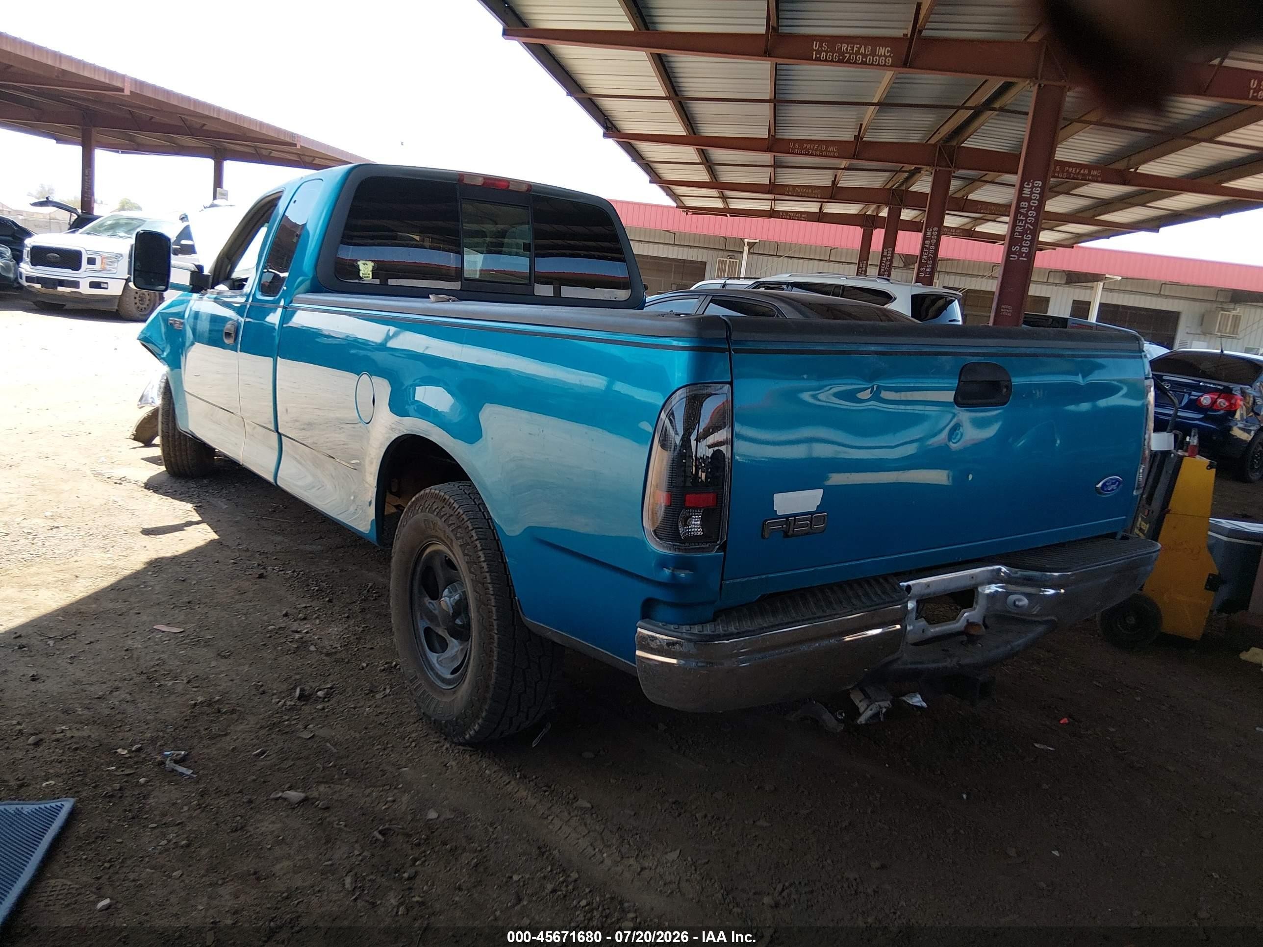 1997 Ford F-150 Standard Lariat/standard/xl/xlt Зеленый vin: 1FTDX1762VKC66029