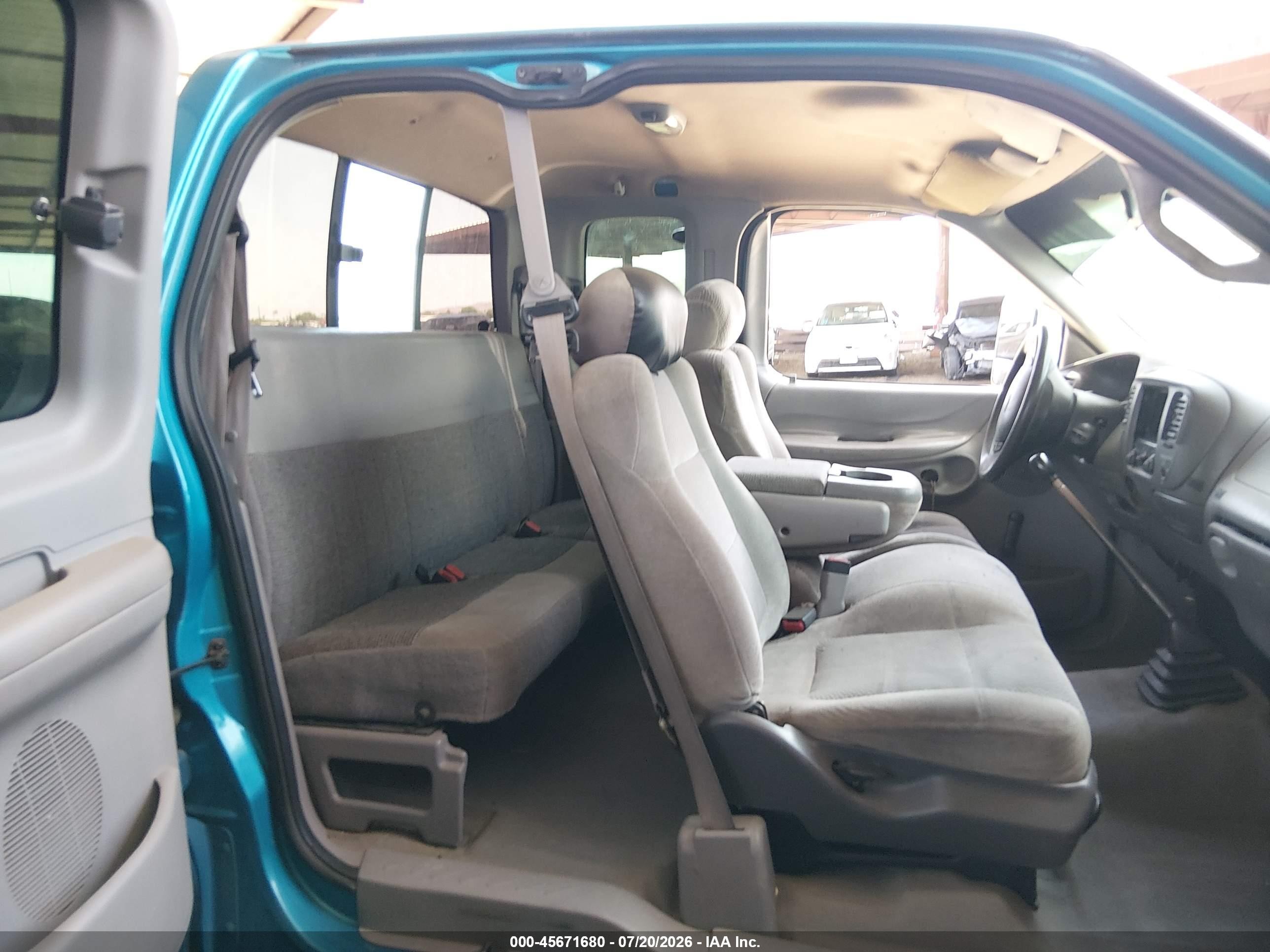 1997 Ford F-150 Standard Lariat/standard/xl/xlt Зеленый vin: 1FTDX1762VKC66029