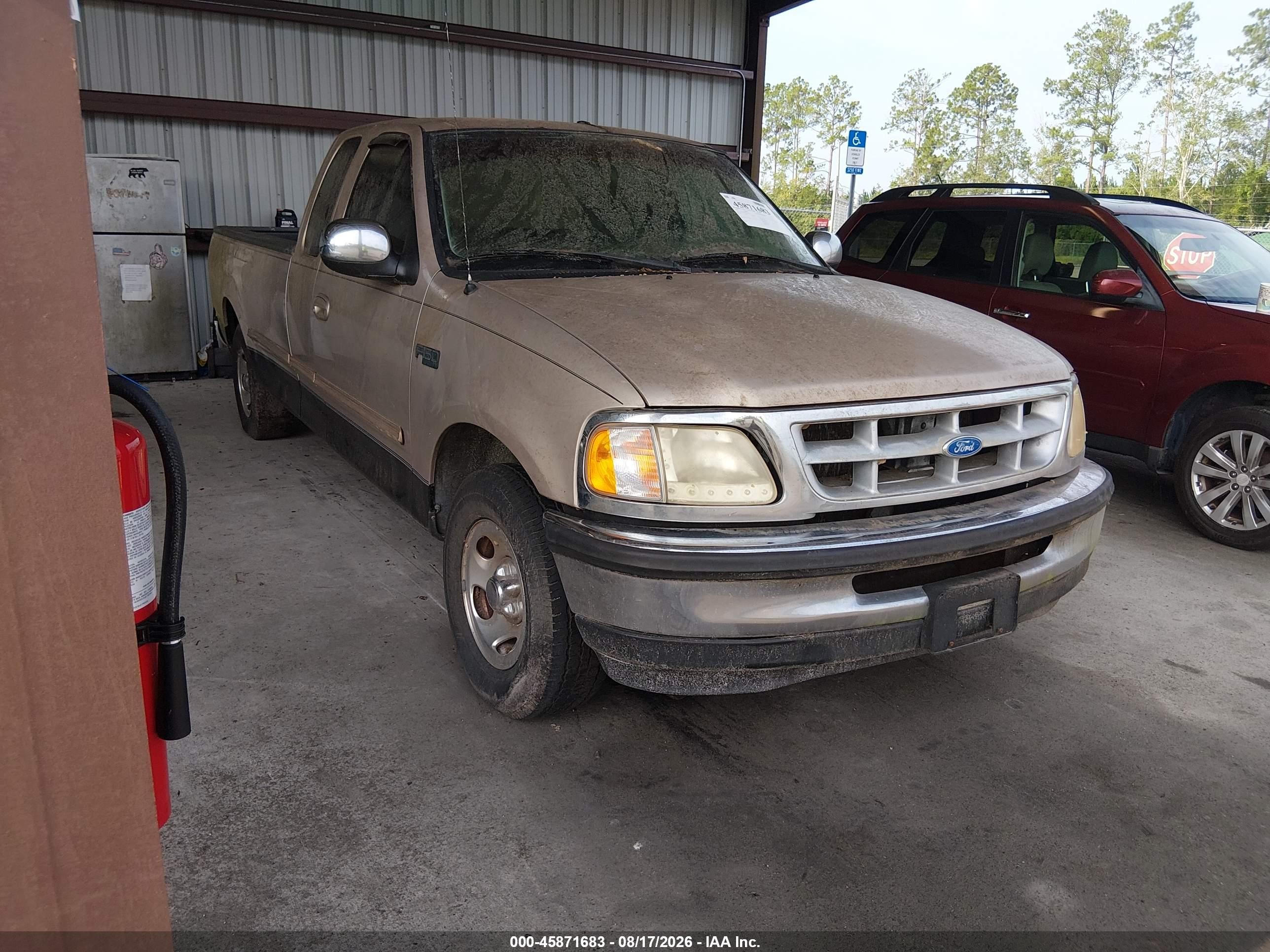 1997 Ford F-150 Standard Lariat/standard/xl/xlt Beige vin: 1FTDX1762VNC81533