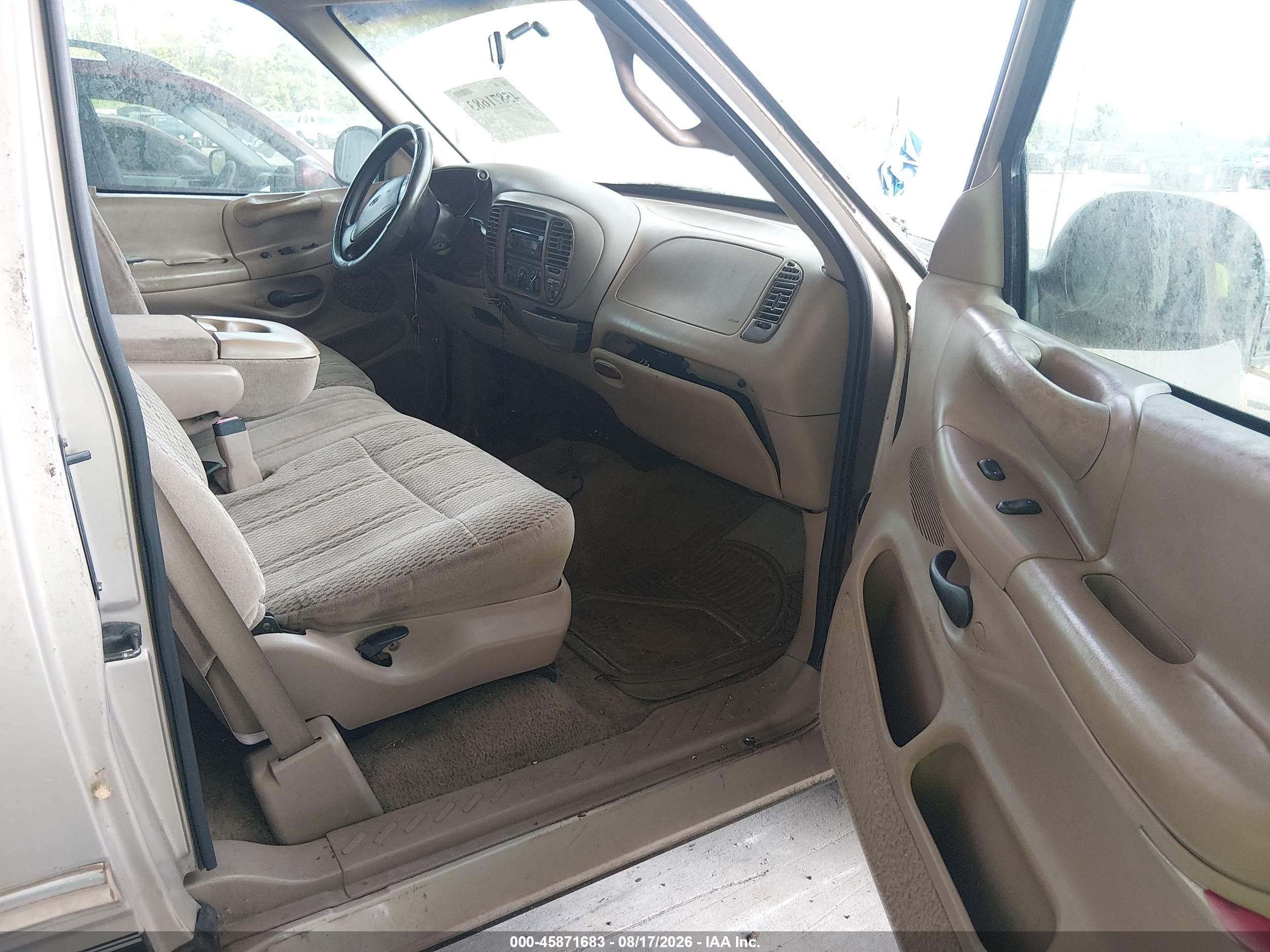 1997 Ford F-150 Standard Lariat/standard/xl/xlt Бежевый vin: 1FTDX1762VNC81533
