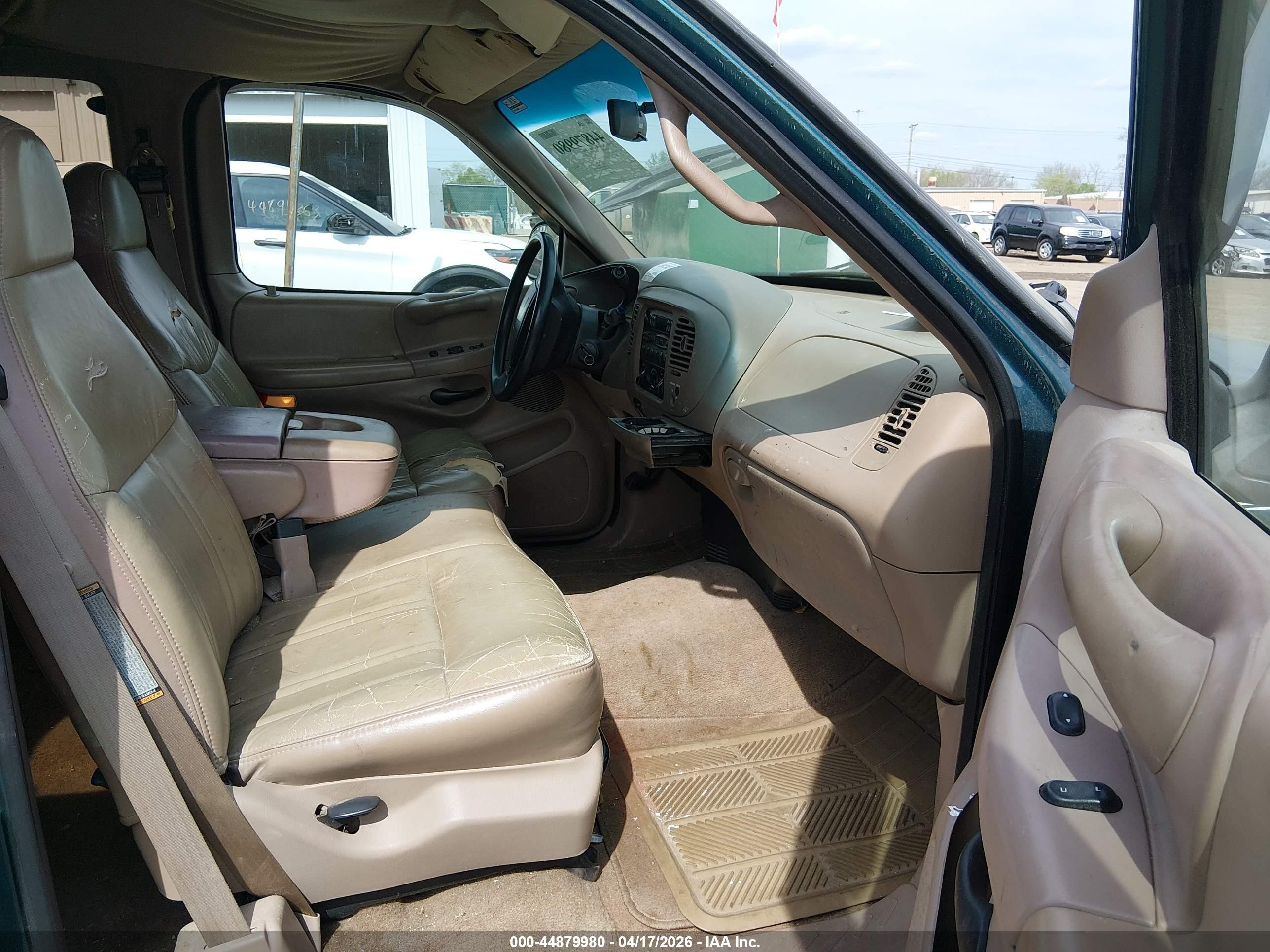 1997 Ford F-150 Lariat/standard/xl/xlt Green vin: 1FTDX1764VNB32119