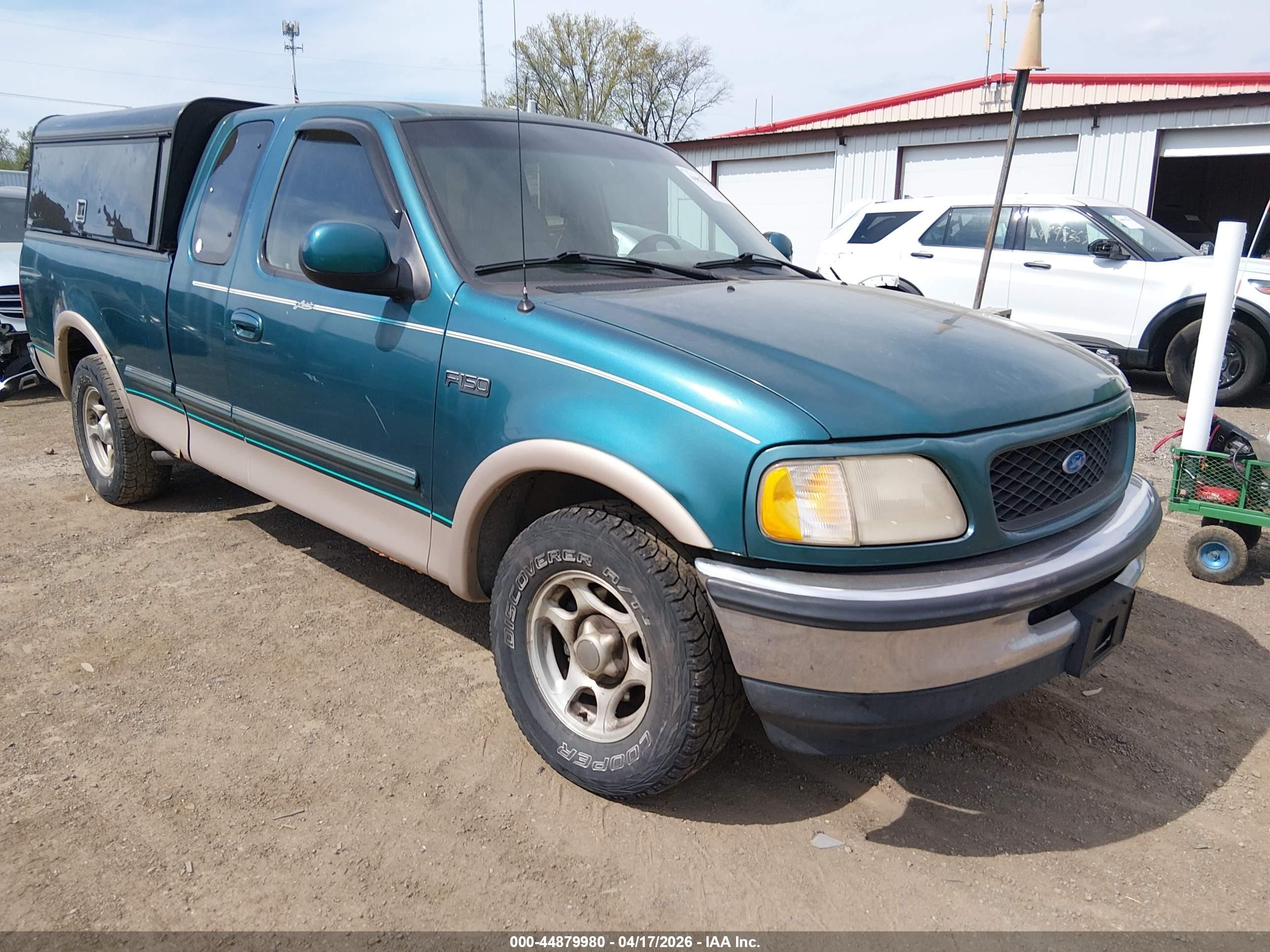 1997 Ford F-150 Lariat/standard/xl/xlt Green vin: 1FTDX1764VNB32119