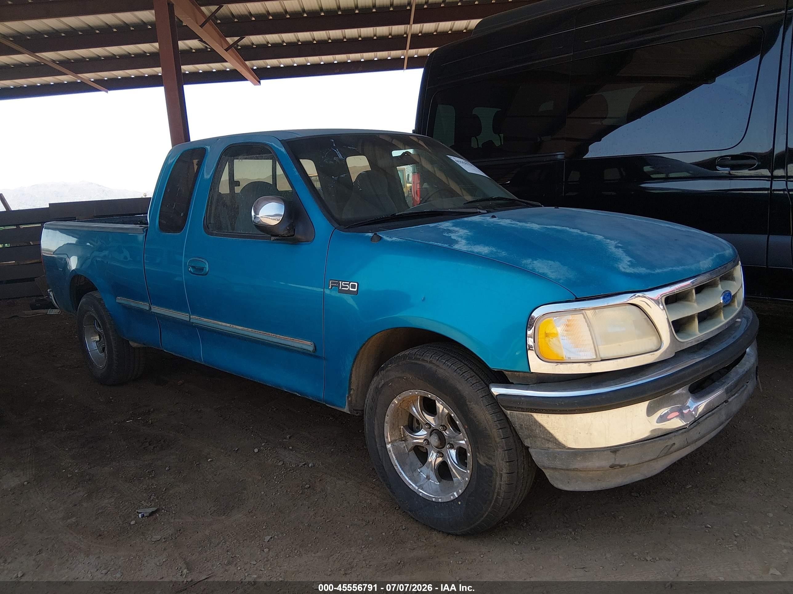 1997 Ford F-150 Lariat/standard/xl/xlt Зеленый vin: 1FTDX1766VKC04259