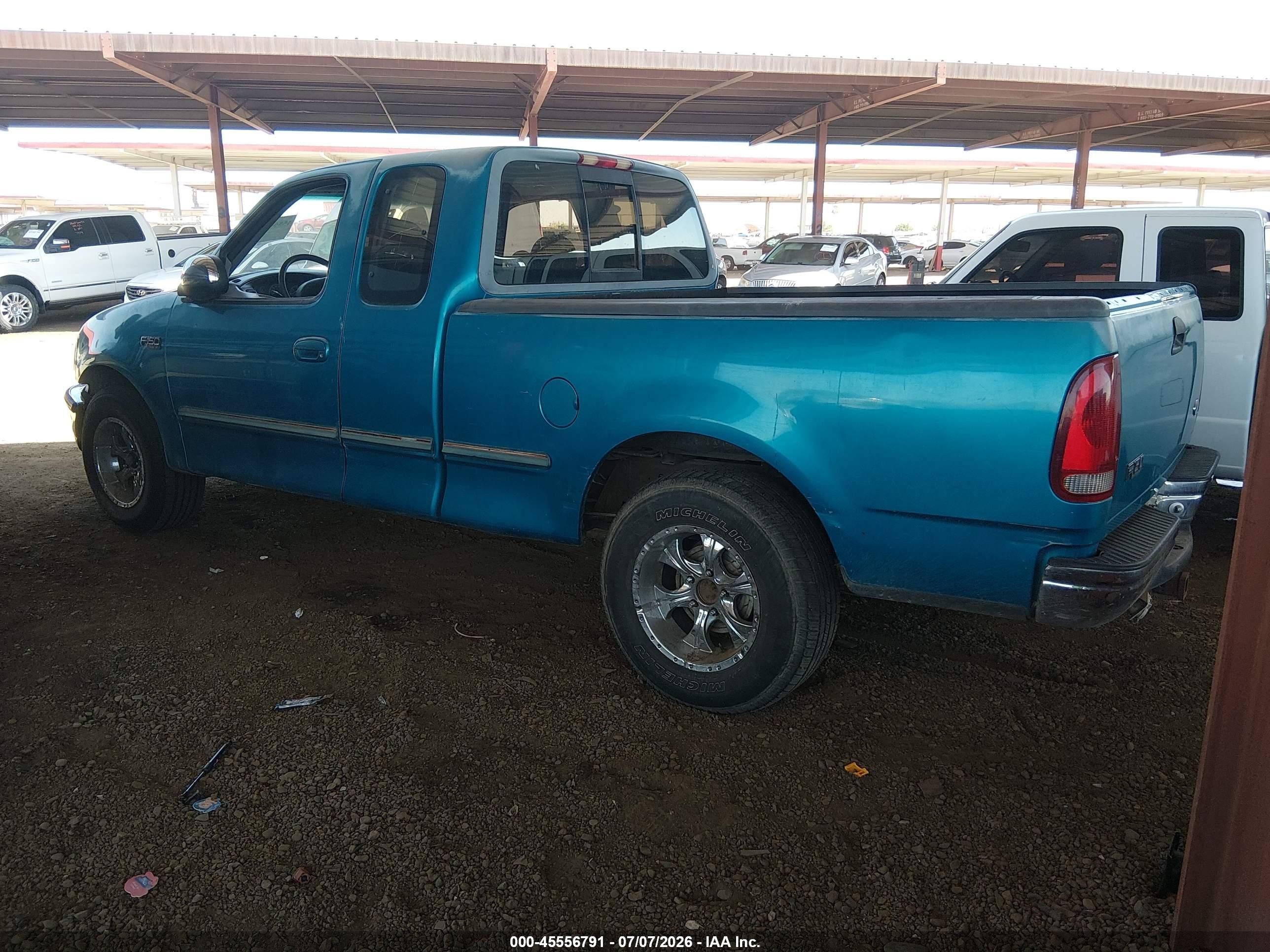 1997 Ford F-150 Lariat/standard/xl/xlt Зеленый vin: 1FTDX1766VKC04259
