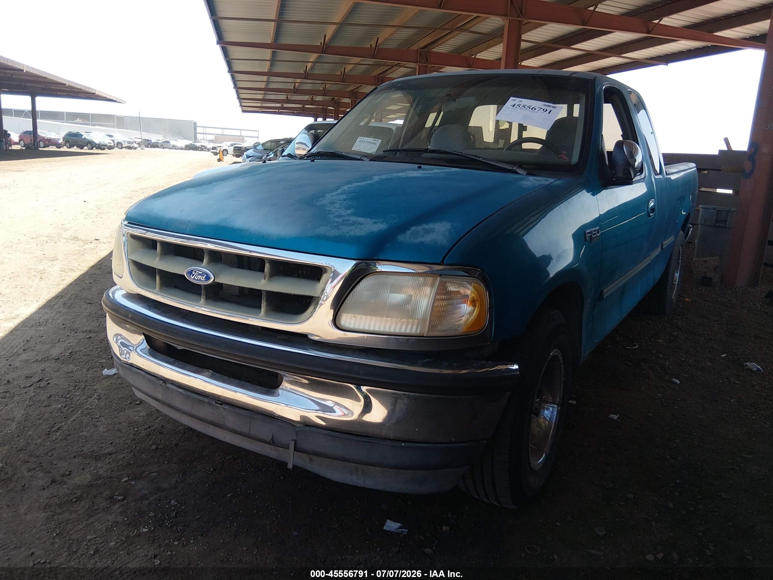 1997 Ford F-150 Lariat/standard/xl/xlt Зеленый vin: 1FTDX1766VKC04259