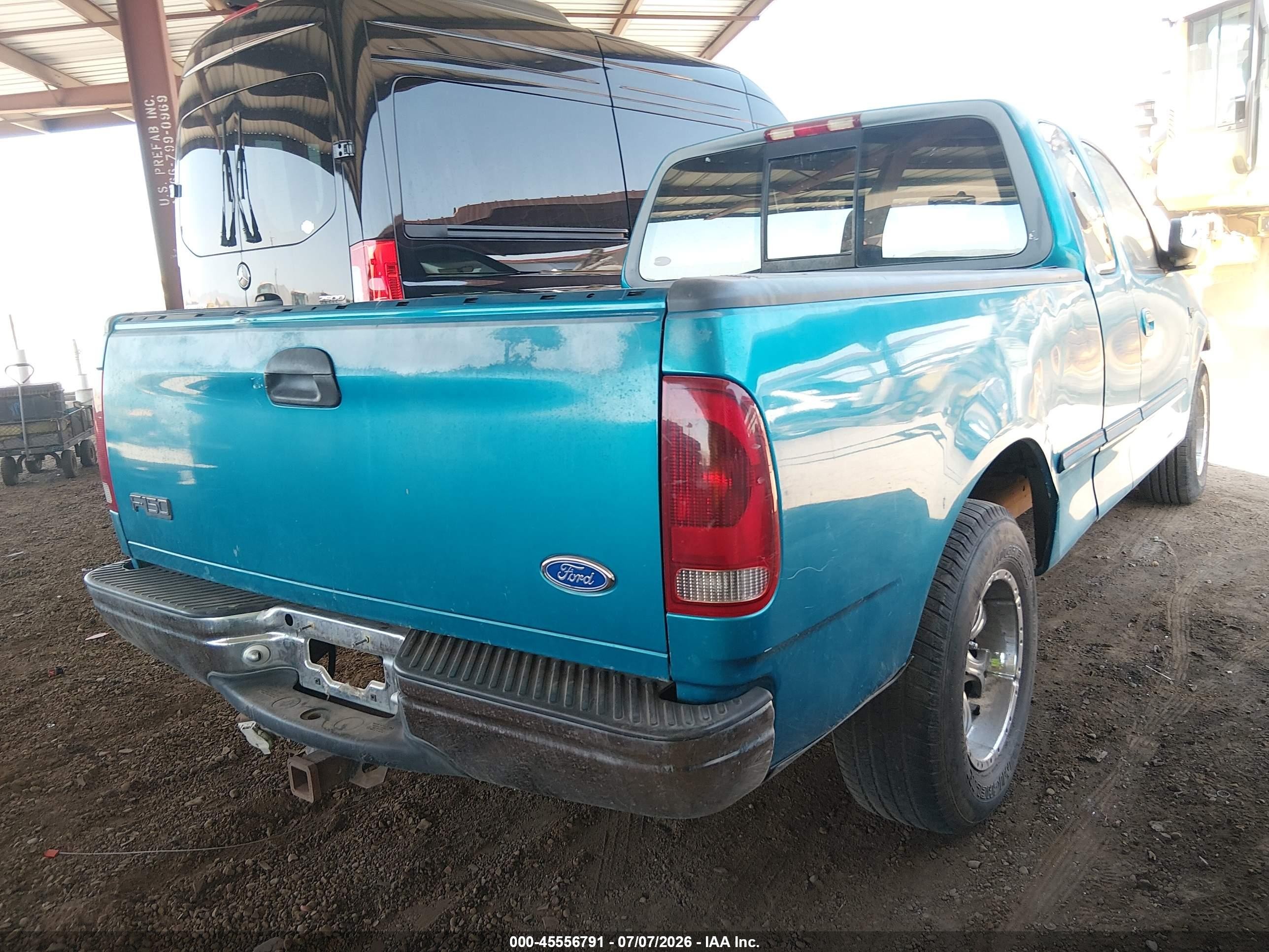 1997 Ford F-150 Lariat/standard/xl/xlt Зеленый vin: 1FTDX1766VKC04259