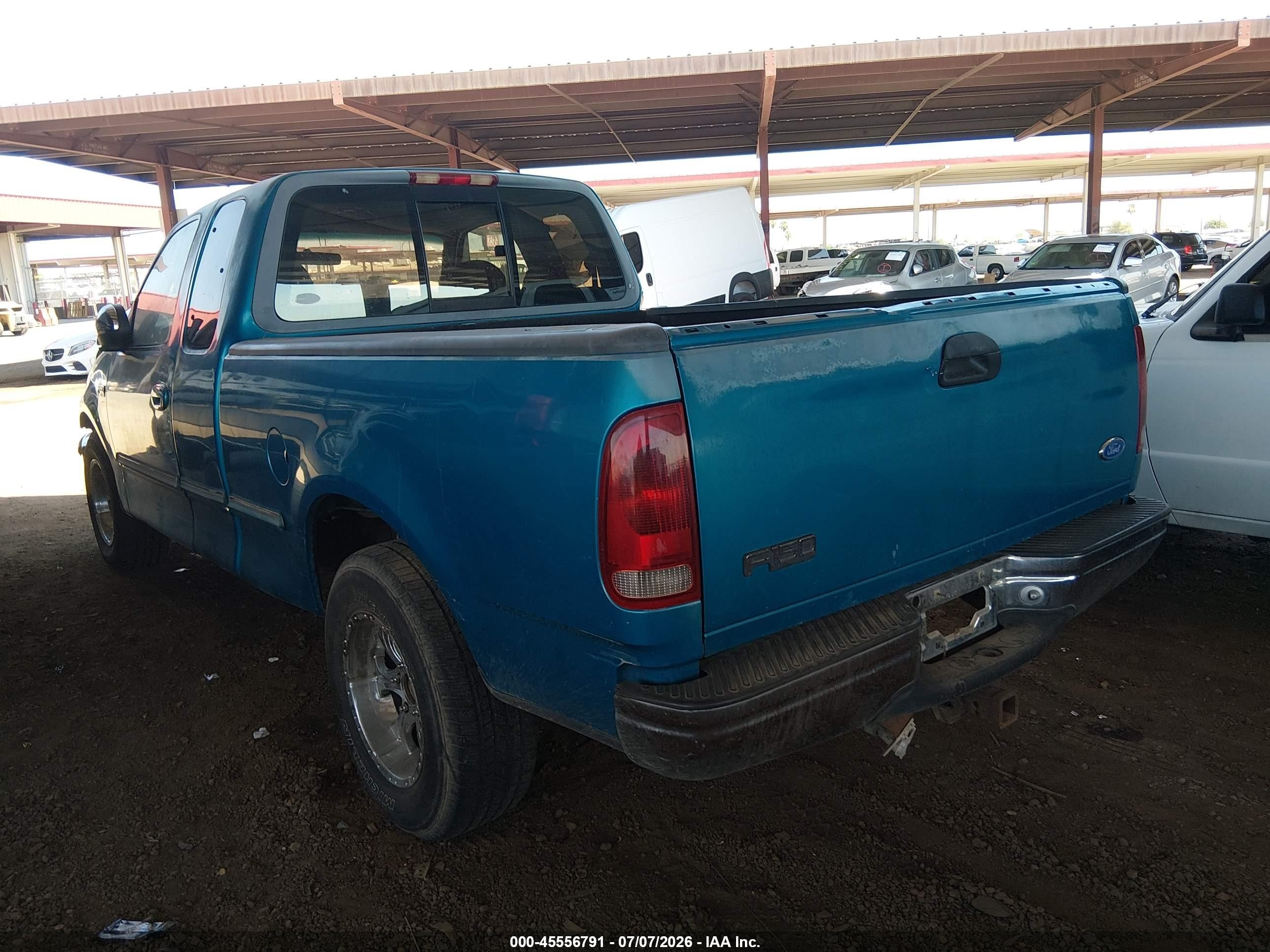 1997 Ford F-150 Lariat/standard/xl/xlt Зеленый vin: 1FTDX1766VKC04259