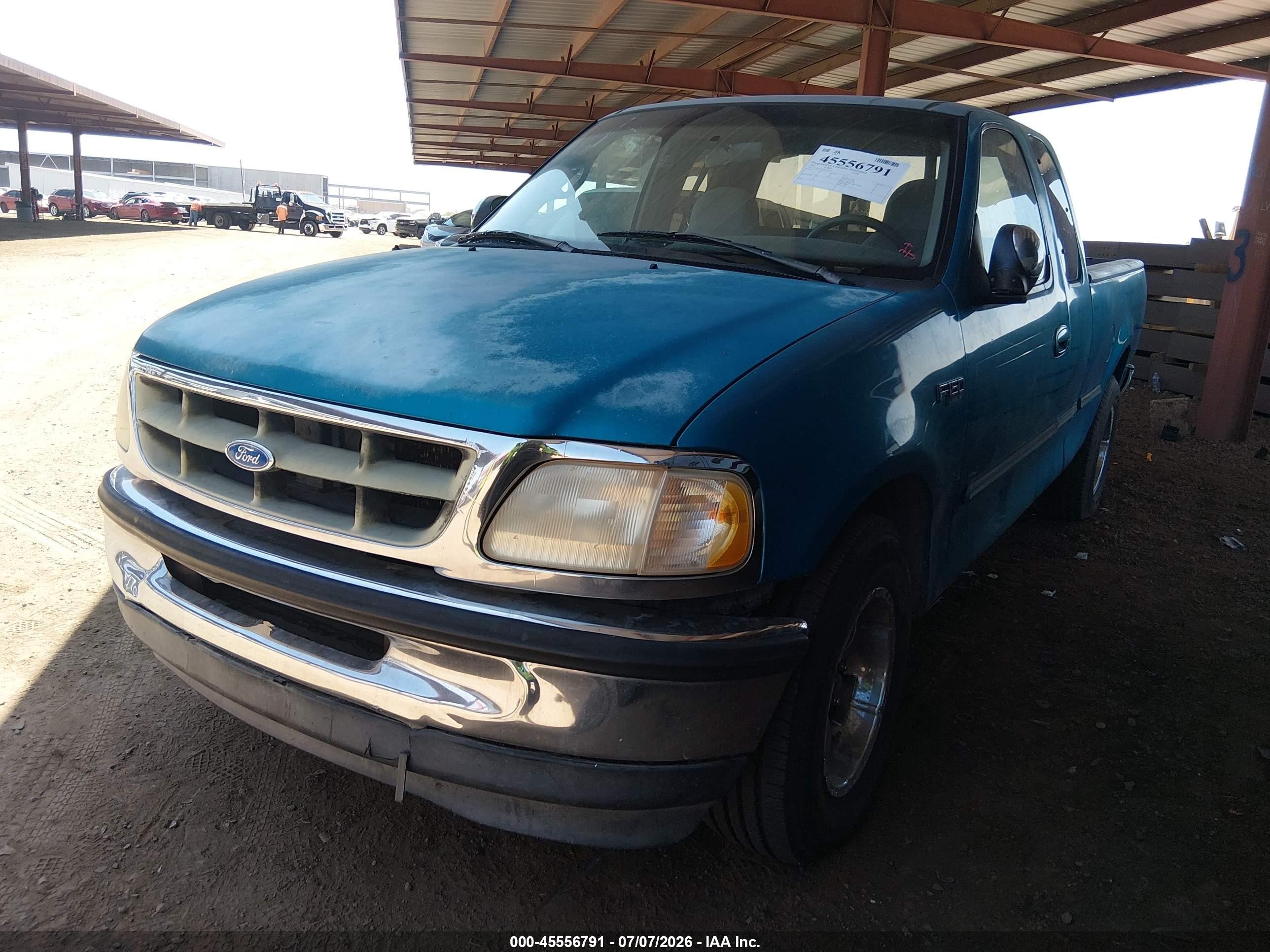 1997 Ford F-150 Lariat/standard/xl/xlt Зеленый vin: 1FTDX1766VKC04259