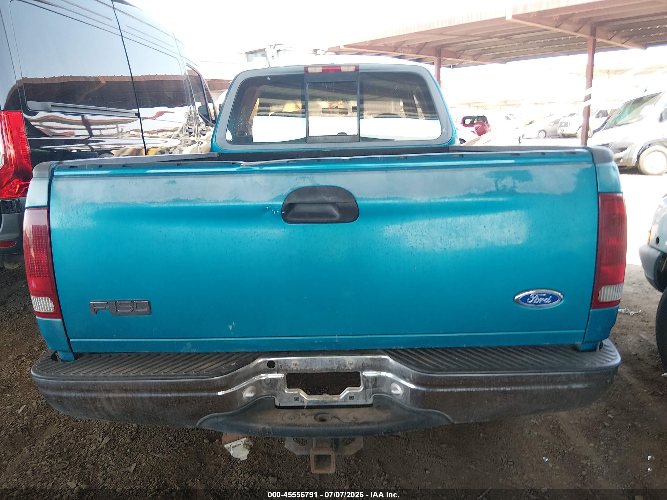 1997 Ford F-150 Lariat/standard/xl/xlt Зеленый vin: 1FTDX1766VKC04259