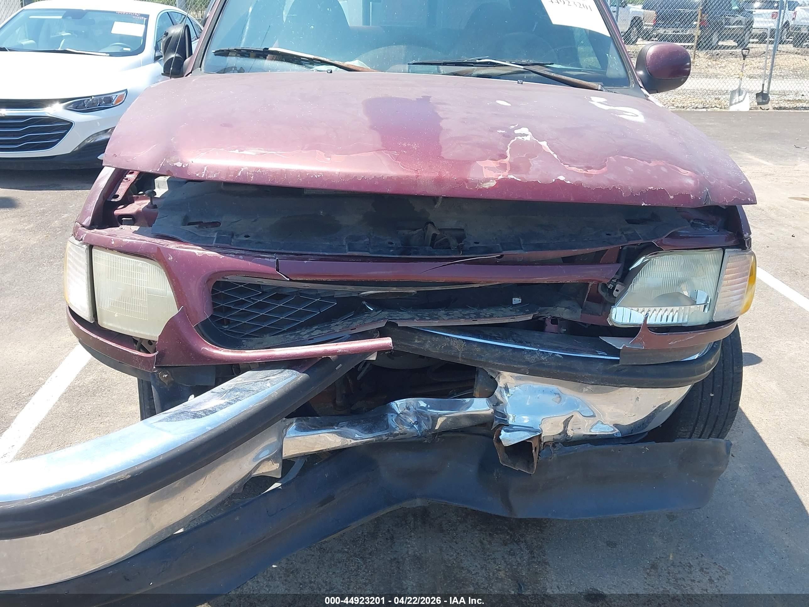 1997 Ford F-150 Lariat/standard/xl/xlt Темно-бордовый vin: 1FTDX1768VNA08810