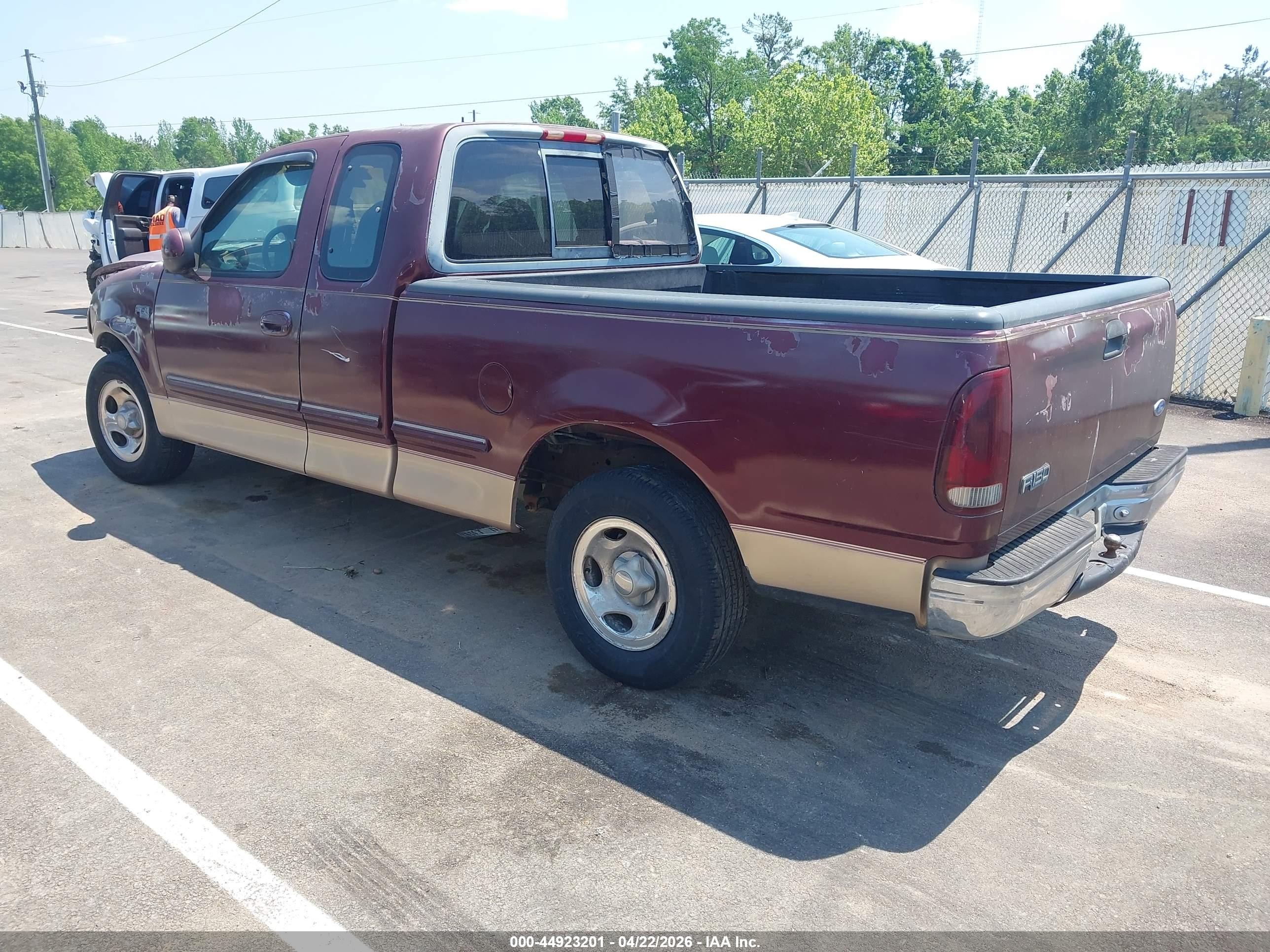 1997 Ford F-150 Lariat/standard/xl/xlt Темно-бордовый vin: 1FTDX1768VNA08810