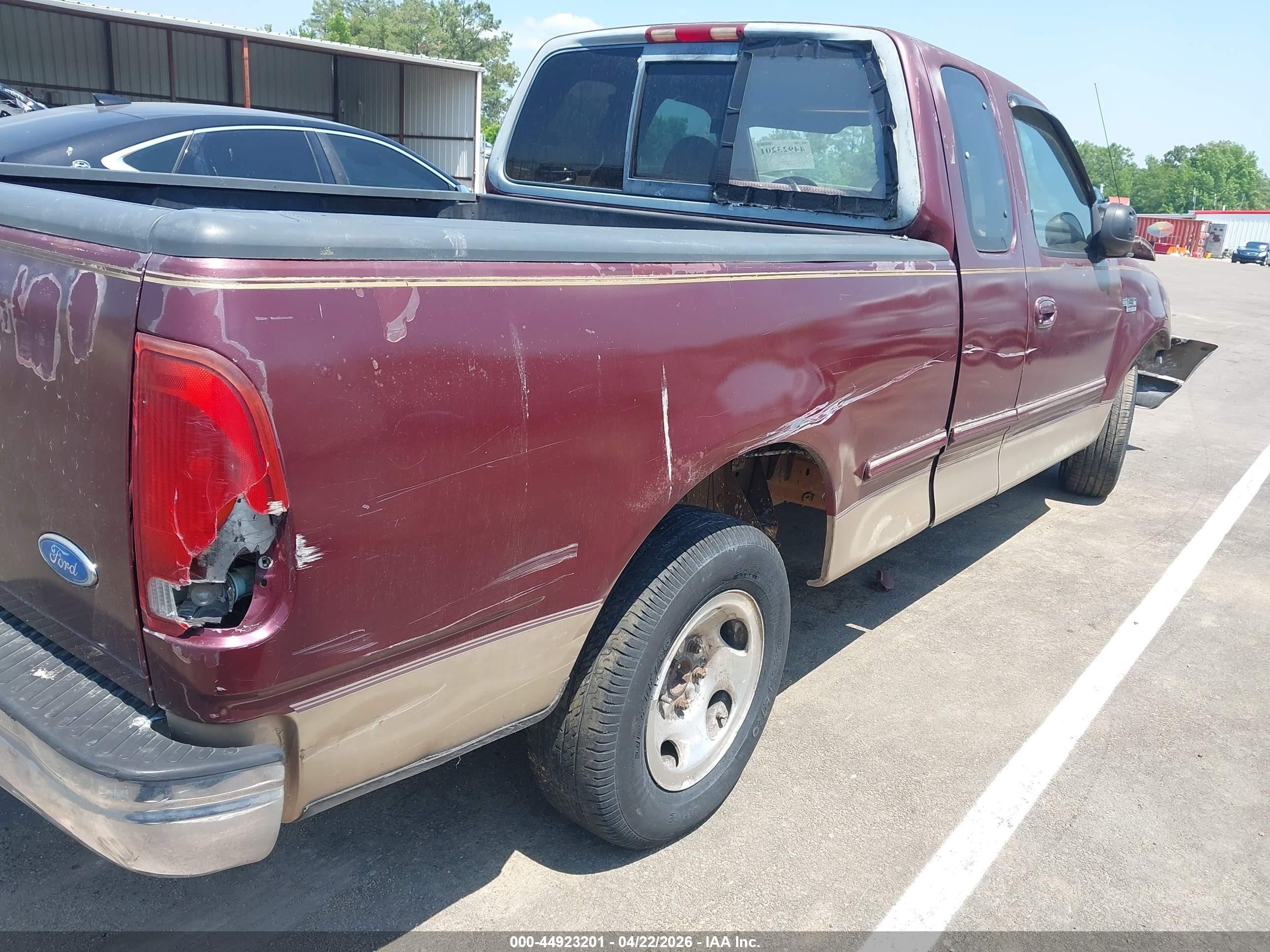 1997 Ford F-150 Lariat/standard/xl/xlt Темно-бордовый vin: 1FTDX1768VNA08810