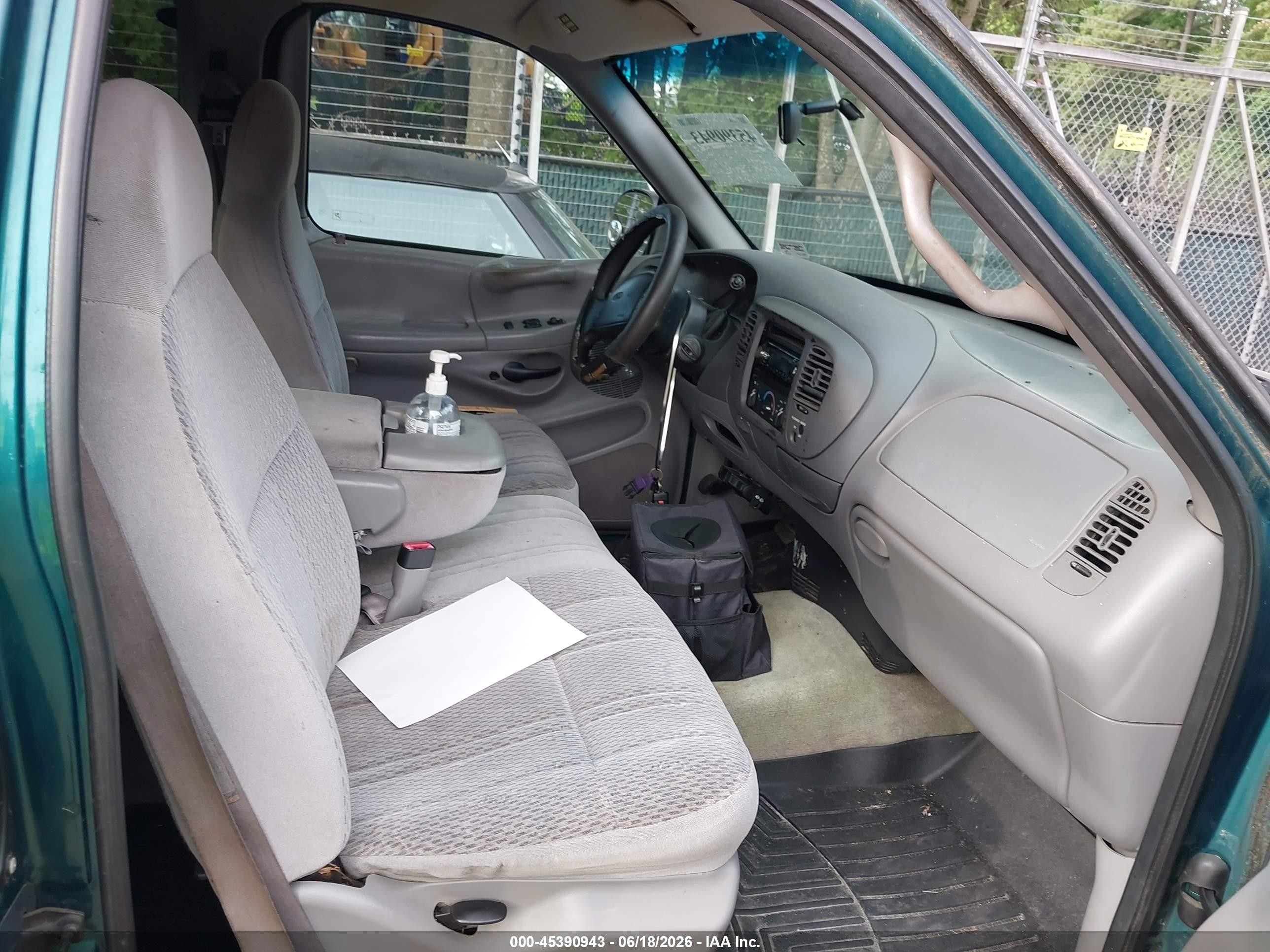 1998 Ford F-150 Lariat/standard/xl/xlt Зеленый vin: 1FTDX1768WNA11563