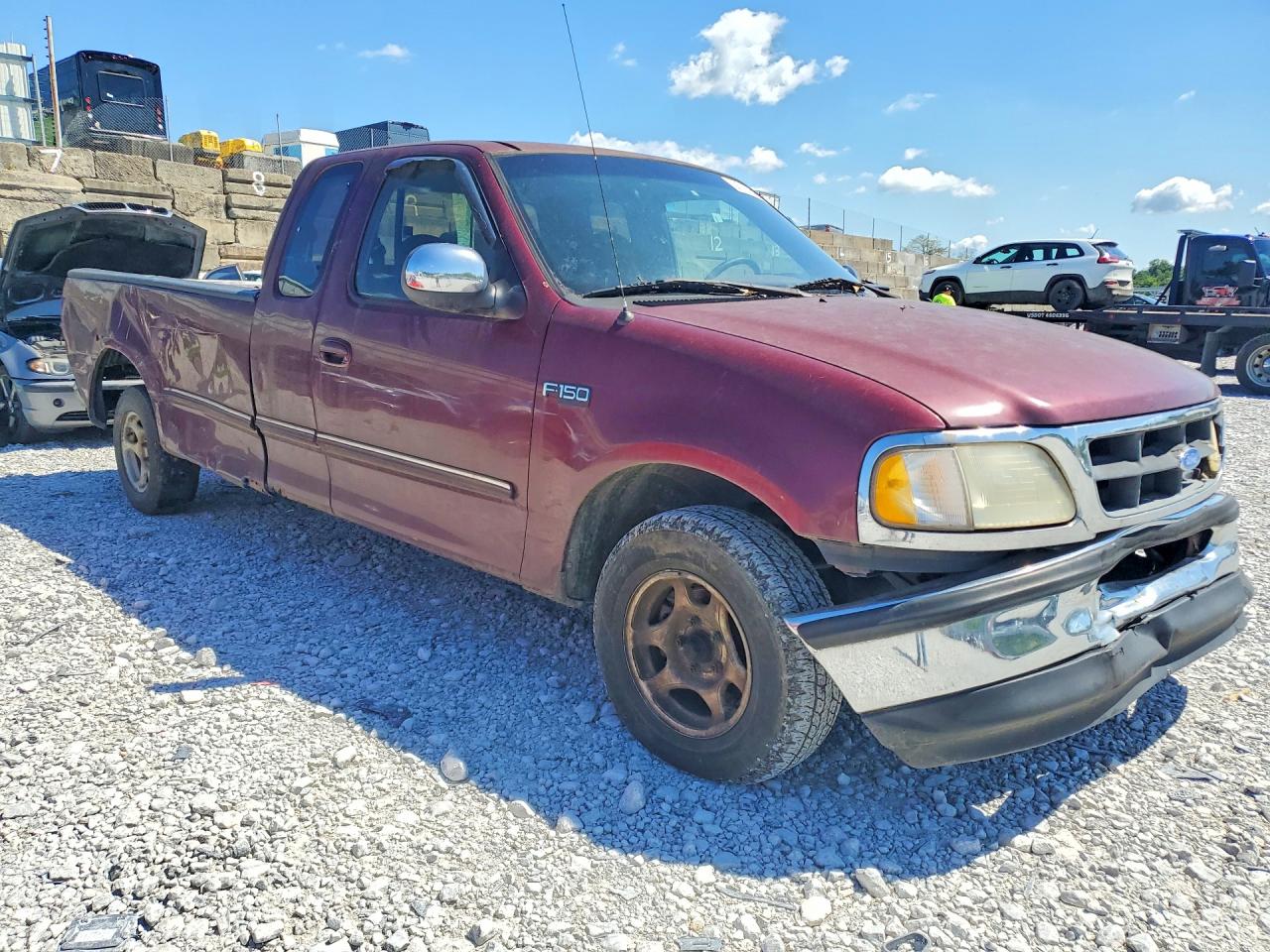 1997 Ford F150 Burgundy vin: 1FTDX1769VKA79855