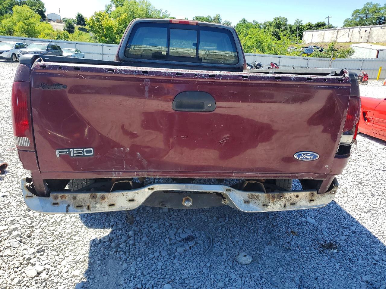 1997 Ford F150 Burgundy vin: 1FTDX1769VKA79855
