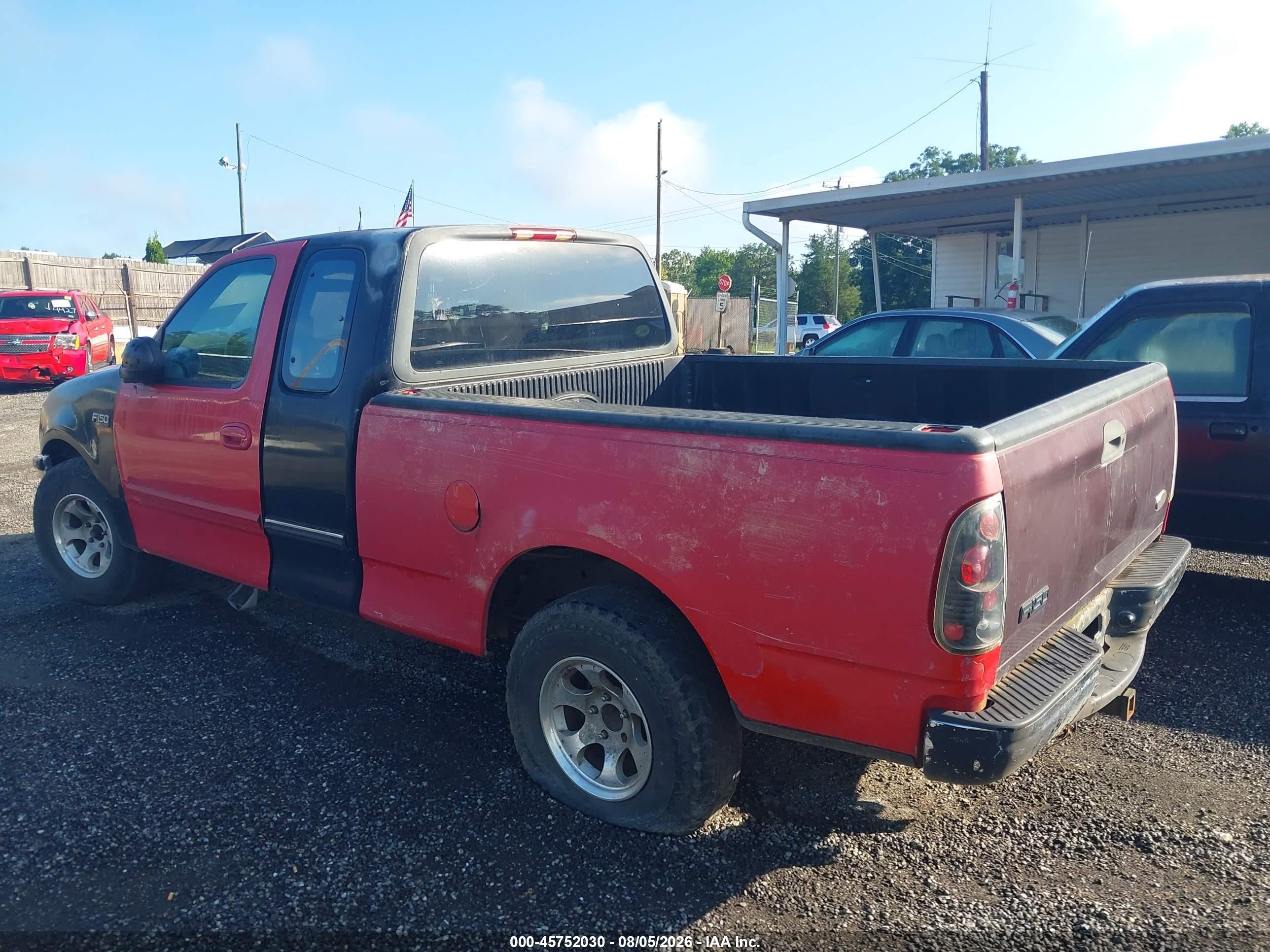 1997 Ford F-150 Lariat/standard/xl/xlt Red vin: 1FTDX17W2VKC39512