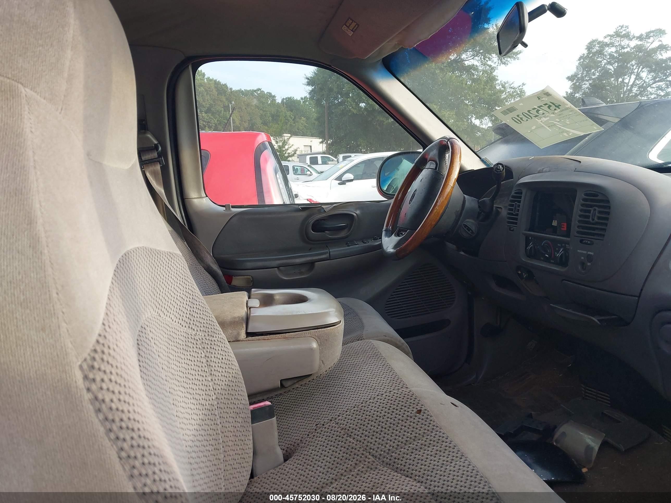 1997 Ford F-150 Lariat/standard/xl/xlt Red vin: 1FTDX17W2VKC39512