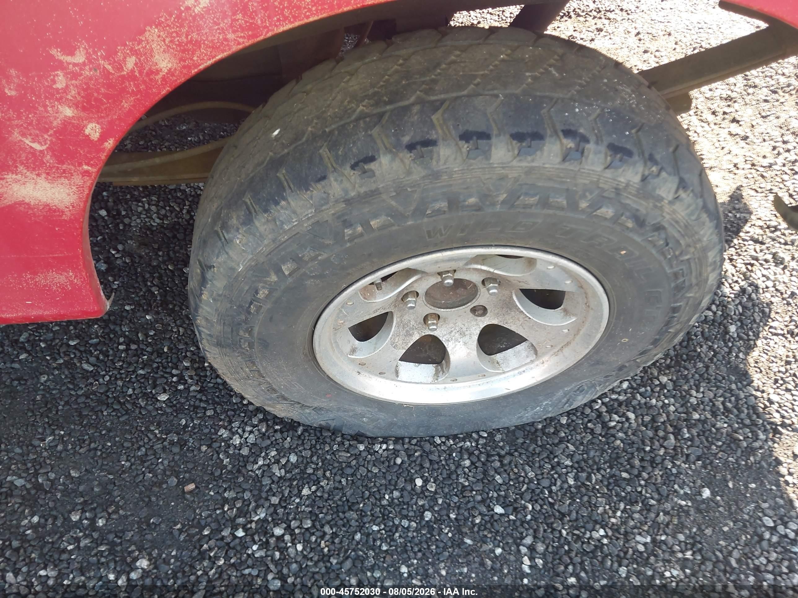 1997 Ford F-150 Lariat/standard/xl/xlt Red vin: 1FTDX17W2VKC39512
