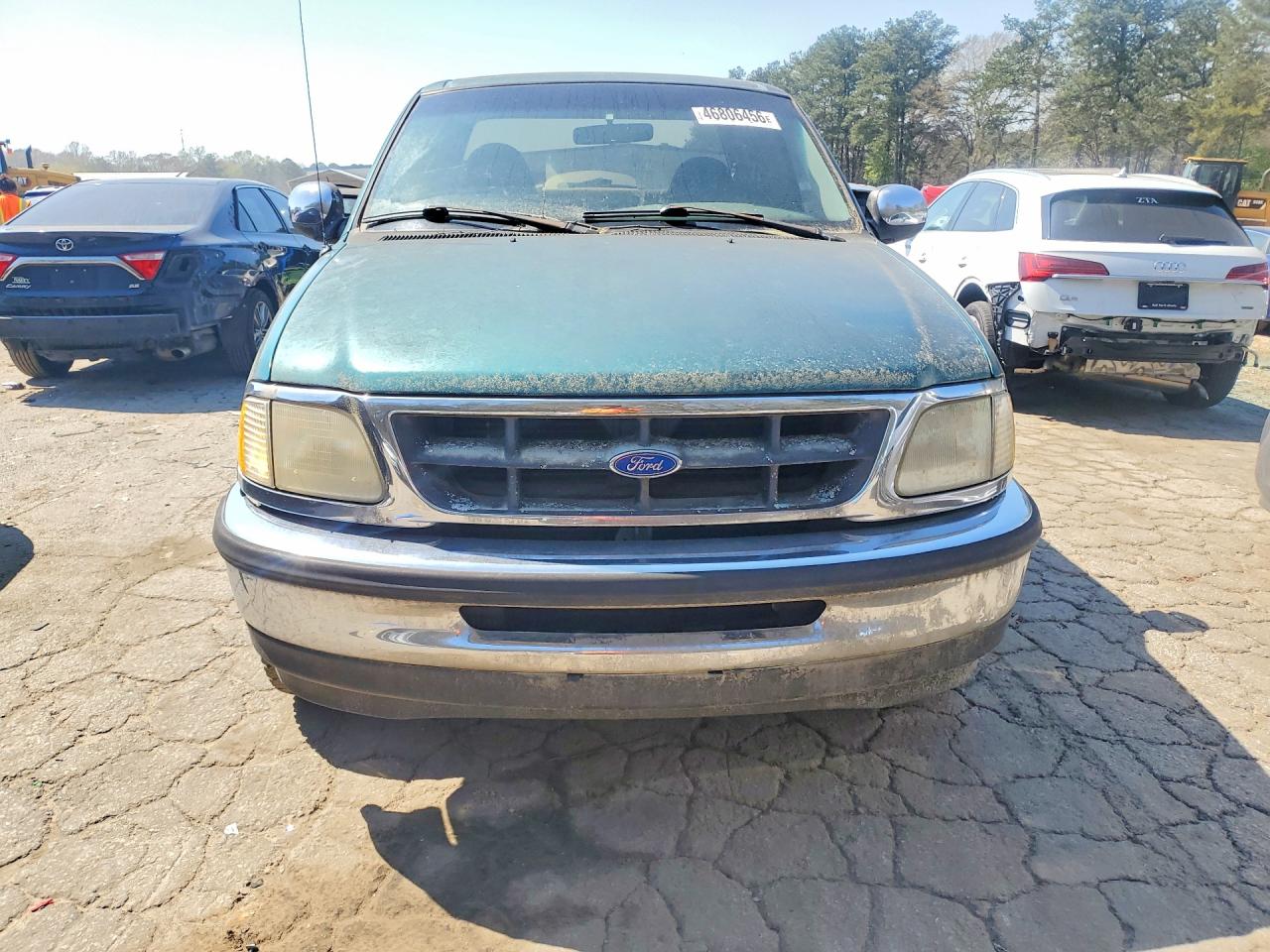 1997 Ford F150 Green vin: 1FTDX17W6VKC35933