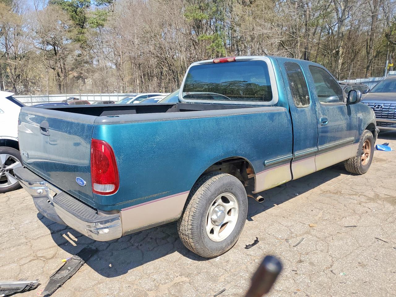 1997 Ford F150 Green vin: 1FTDX17W6VKC35933
